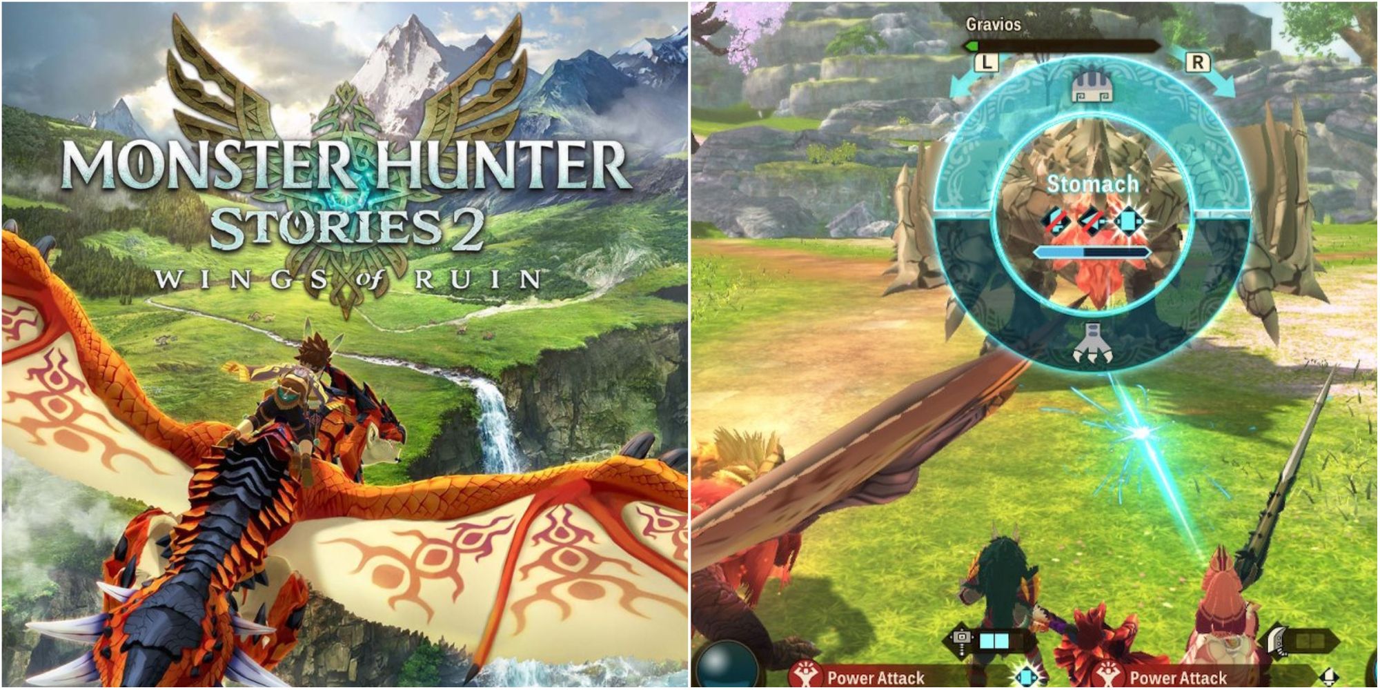 monster hunter stories 2 cover and co op