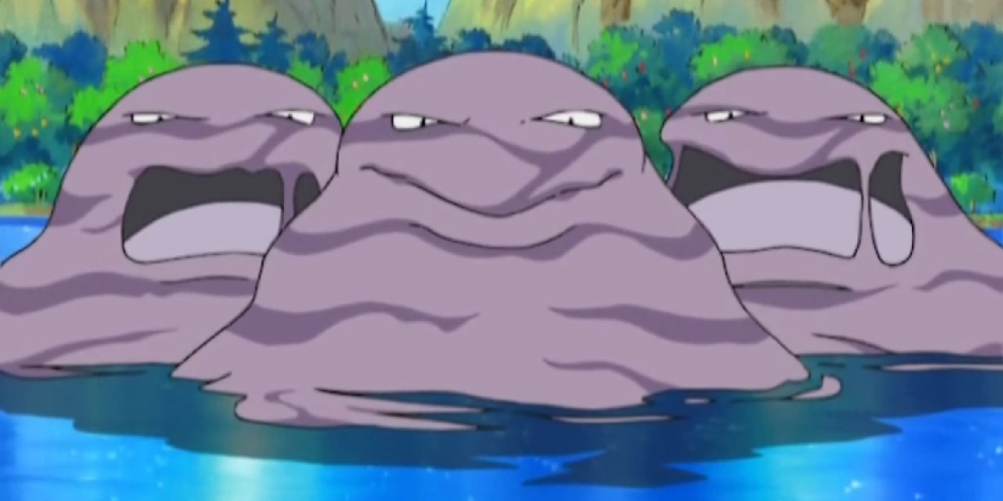 three muk in water