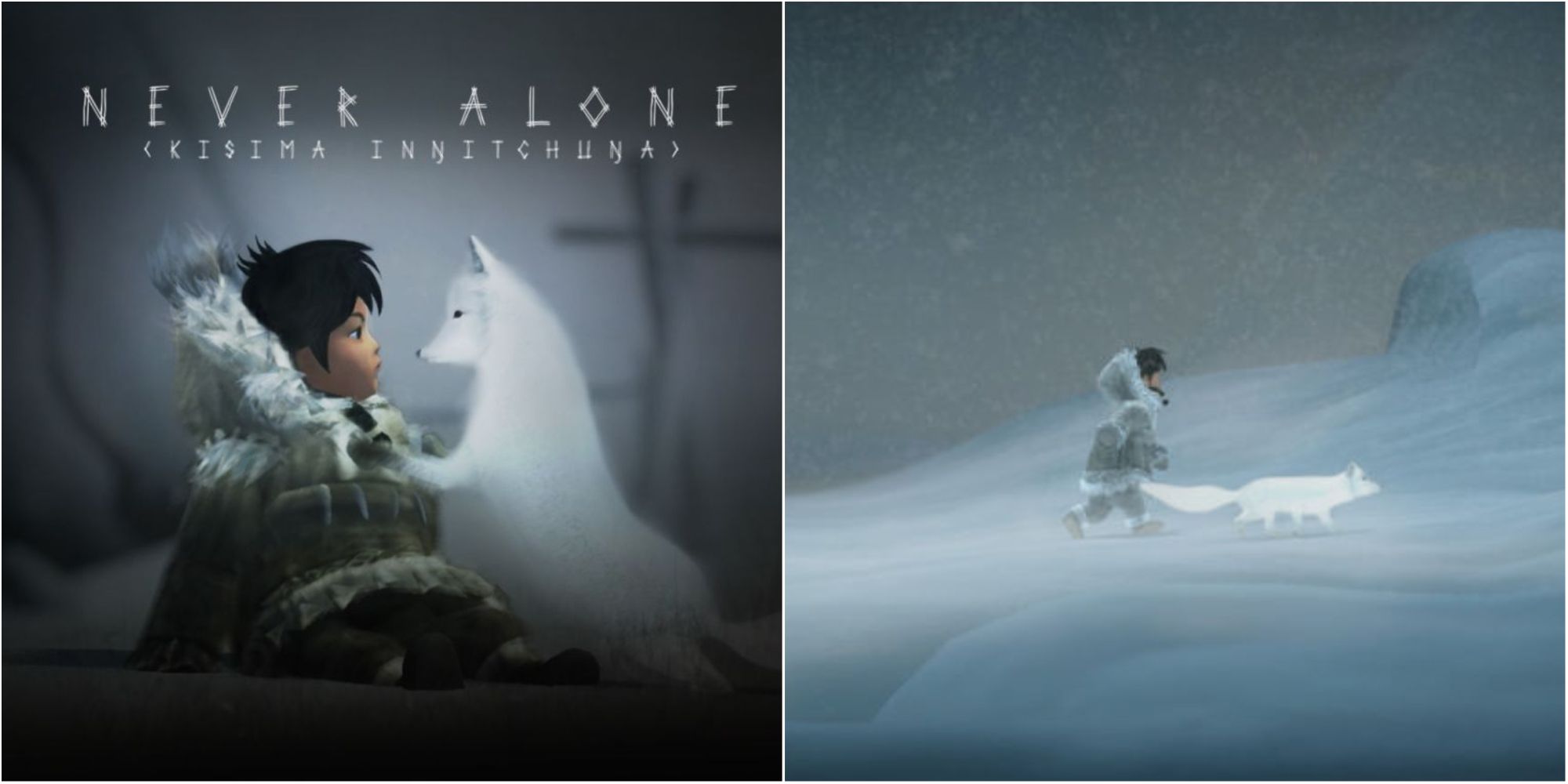 never alone cover & gameplay