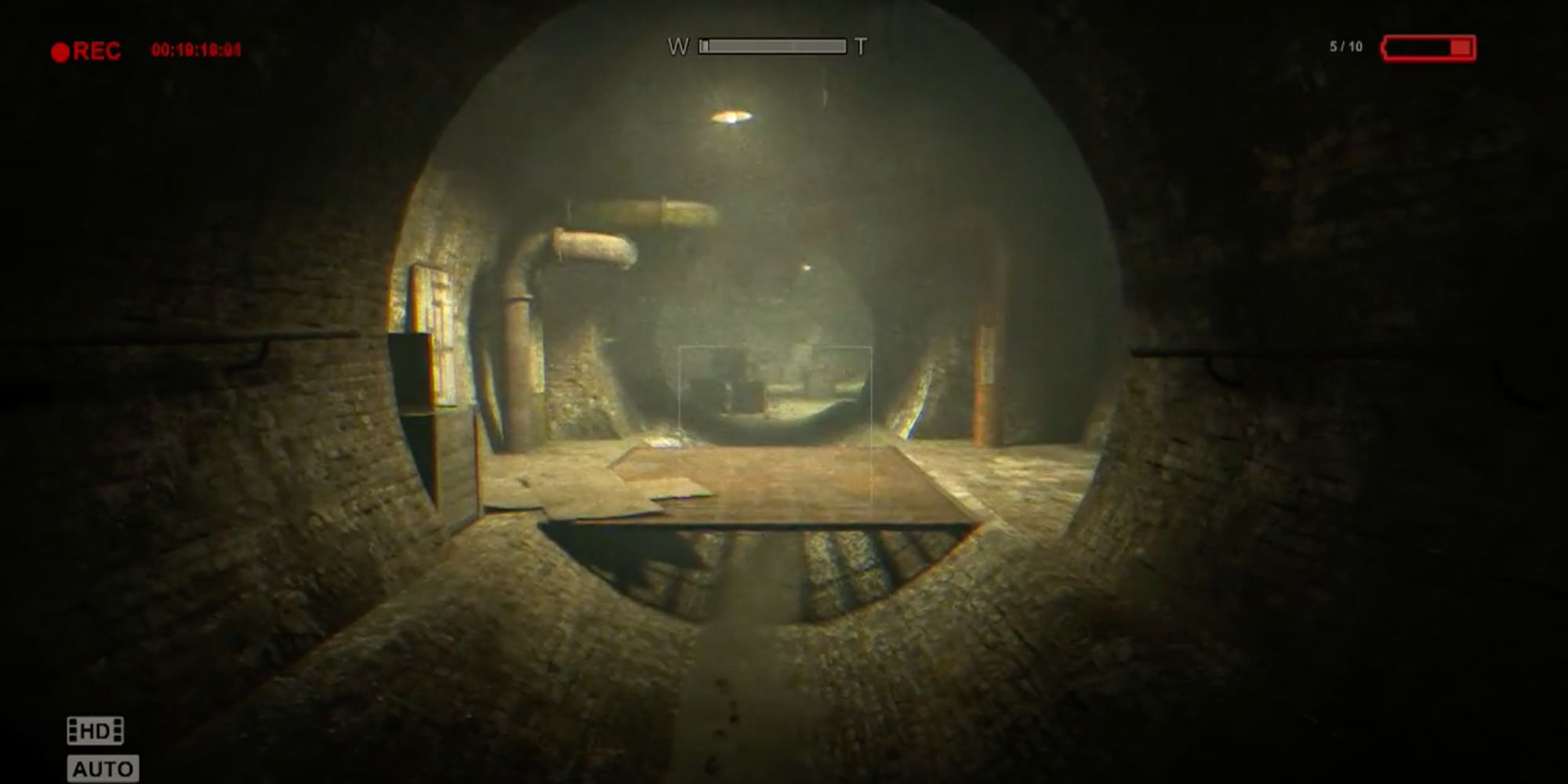 view of the sewer tunnels in mount massive outlast