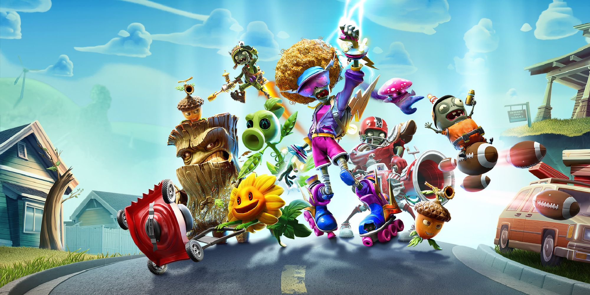 promotional art for Plants vs. Zombies: Battle for Neighborville