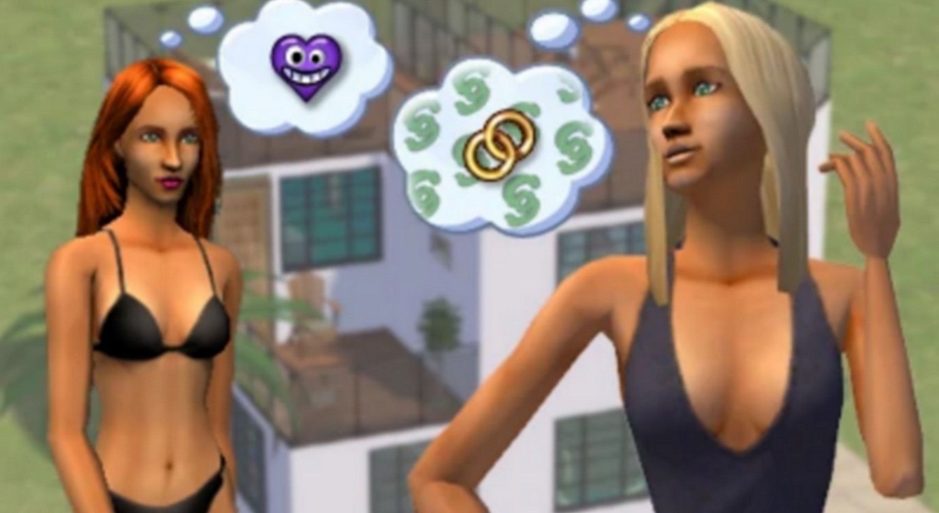 sims 2 nina and dina caliente money woohoo marriage