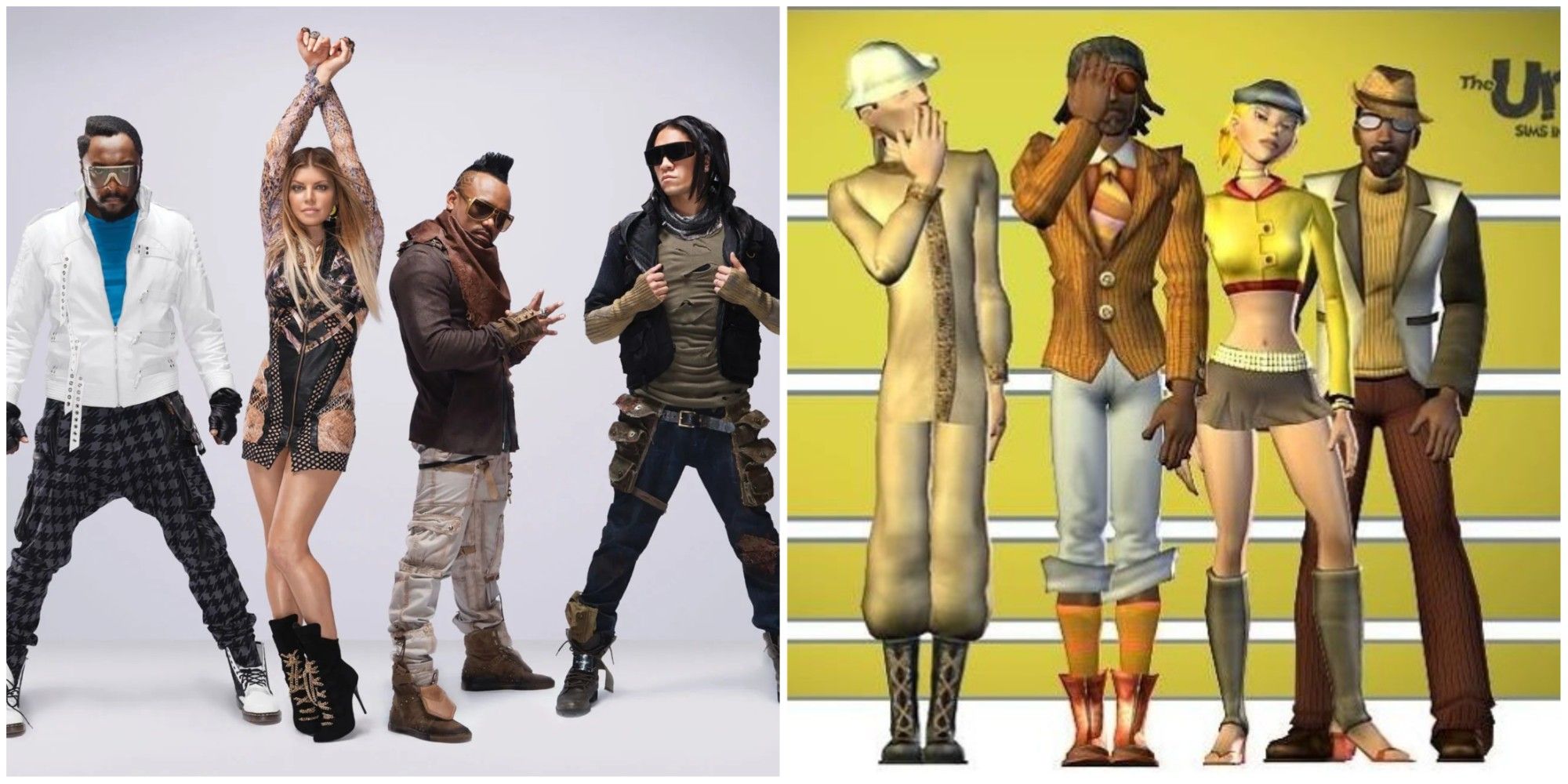the black eyed peas and their urbz sims in the city adaptations