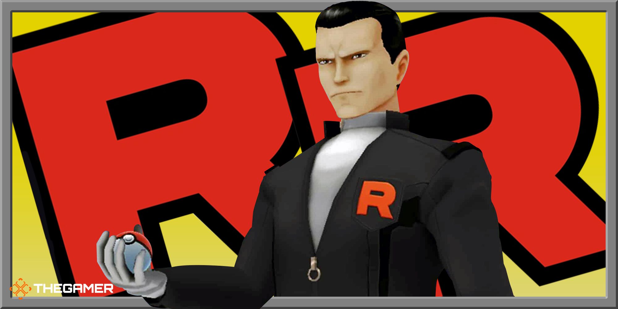 Game image of Giovanni with RR background.