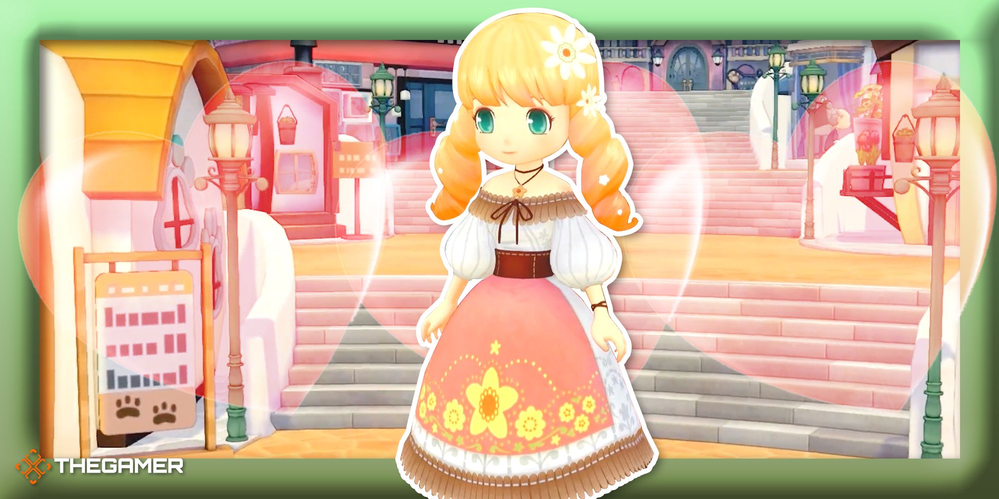Image of Lisette and background from Story Of Seasons: Pioneers Of Olive Town.