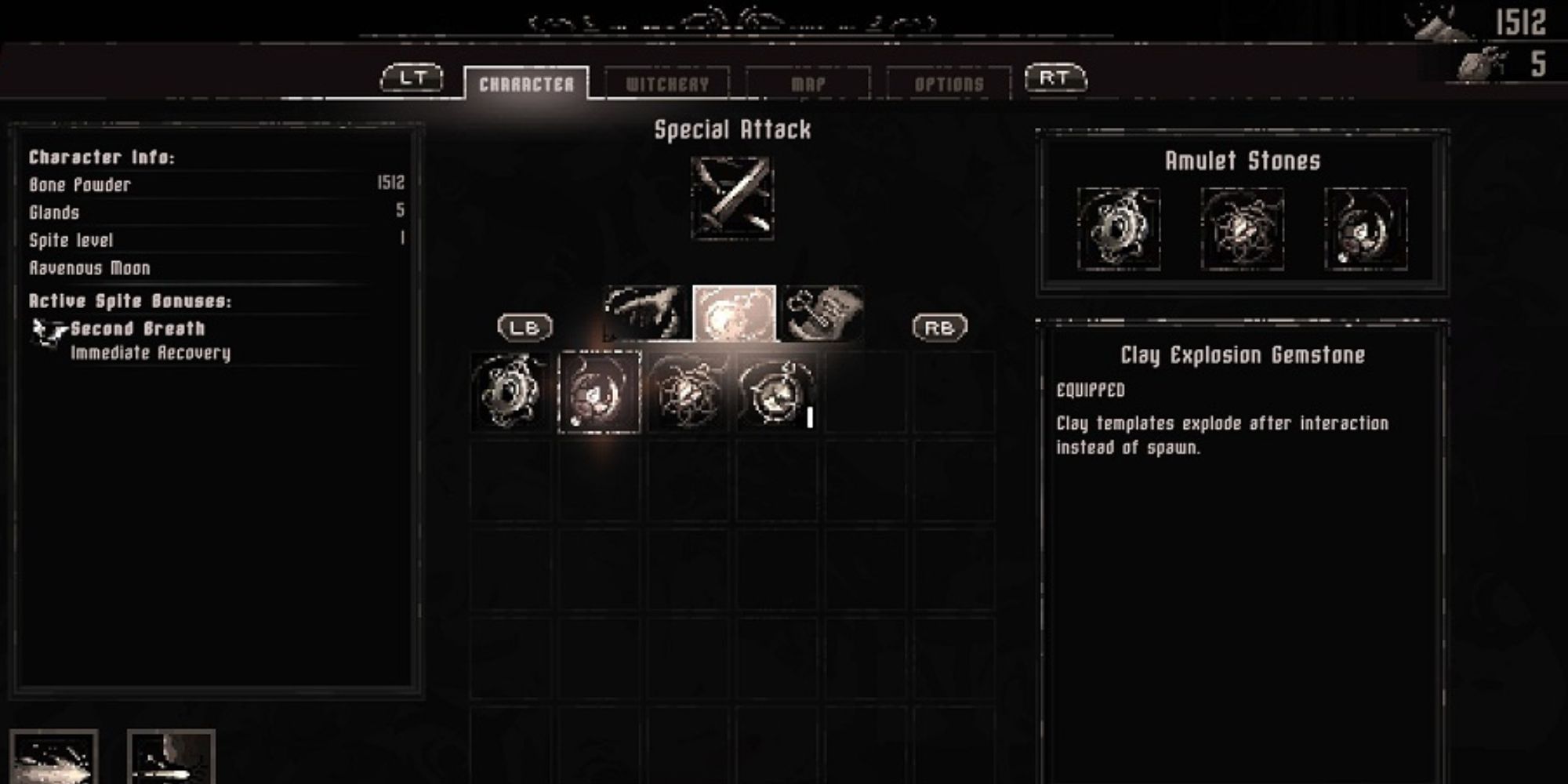 Spite Bonuses On Special Attacks In Moonscars