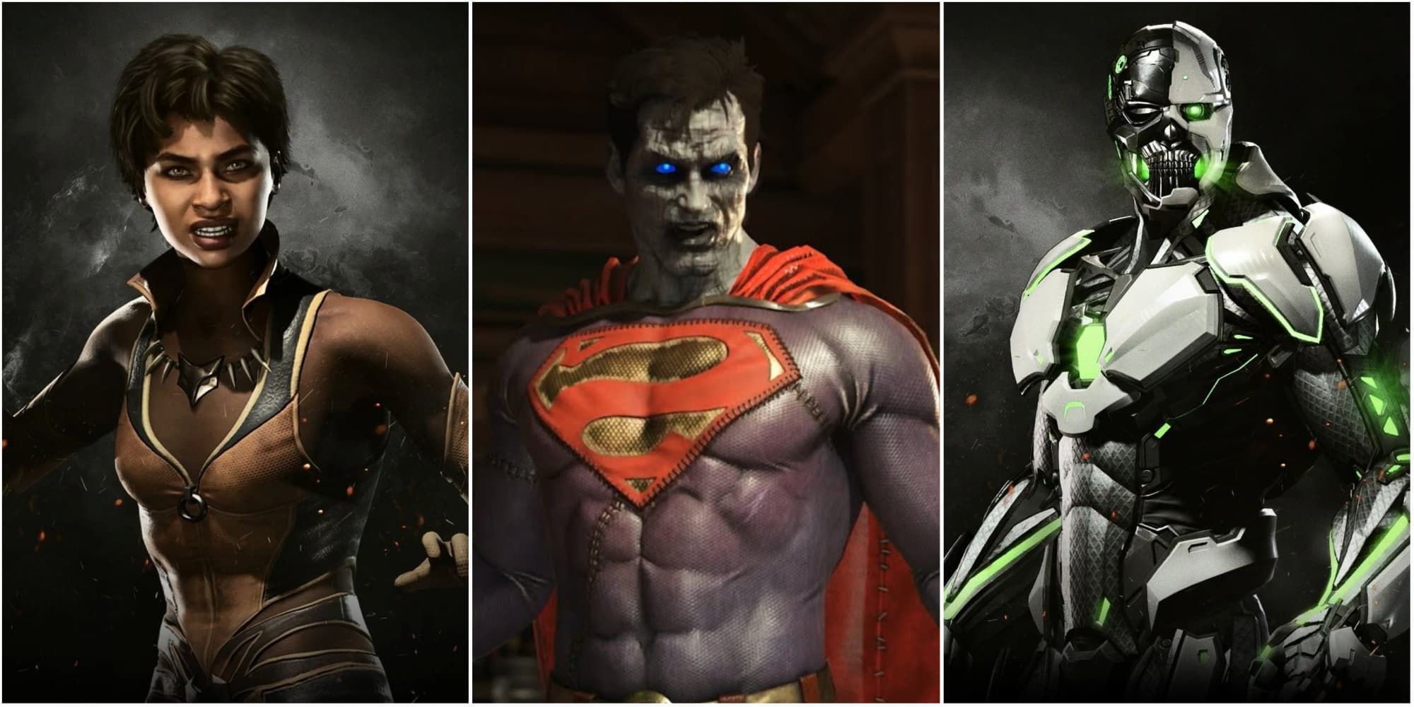 Vixen, Bizarro, and Grid are three of the Premier Skins in Injustice 2.