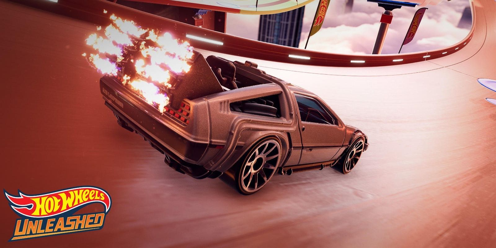 Back To The Future Time Machine in Hot Wheels Unleashed