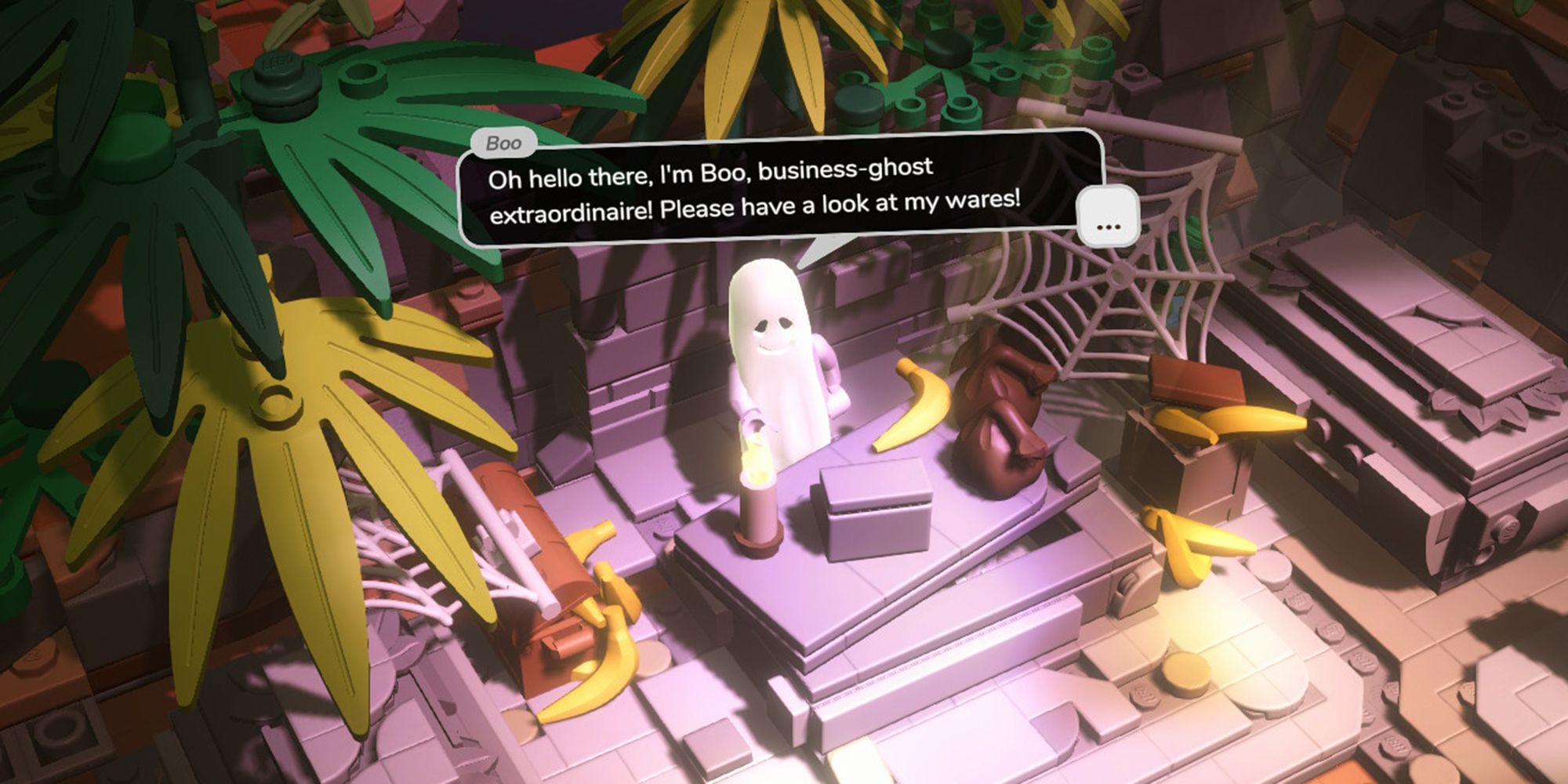 Boo Sells Wares LEGO Bricktales