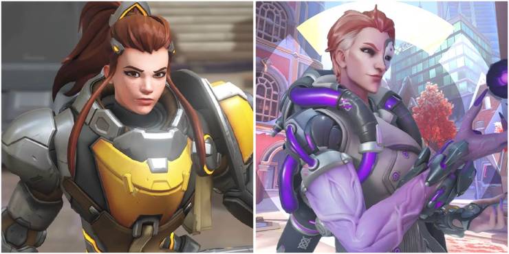Brigitte and Moira, from Overwatch 2