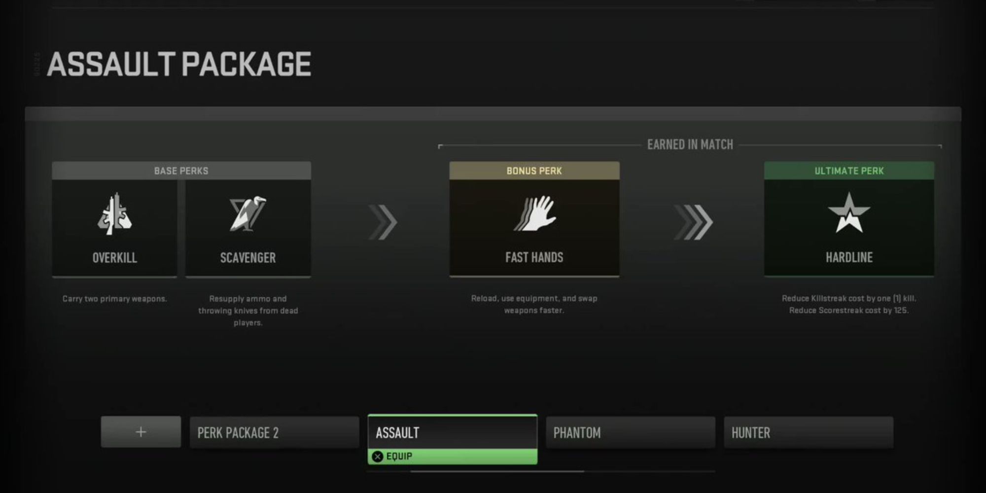 The Assault Perk Package in Call of Duty: Modern Warfare 2