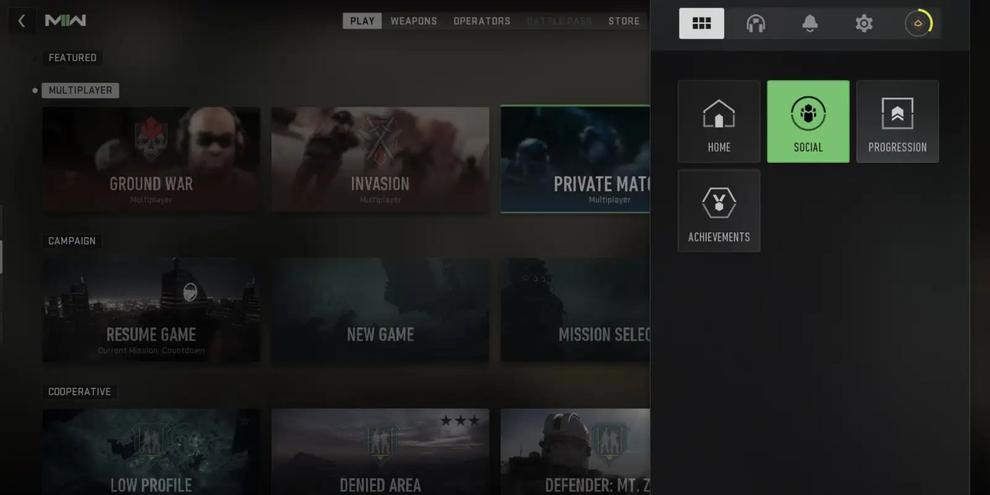 The Menus of Call of Duty: Modern Warfare 2