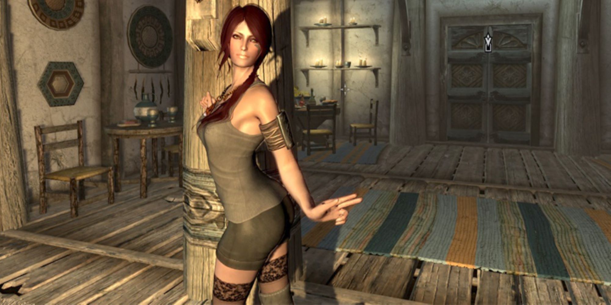 Lara Croft Clothing mod Skyrim
