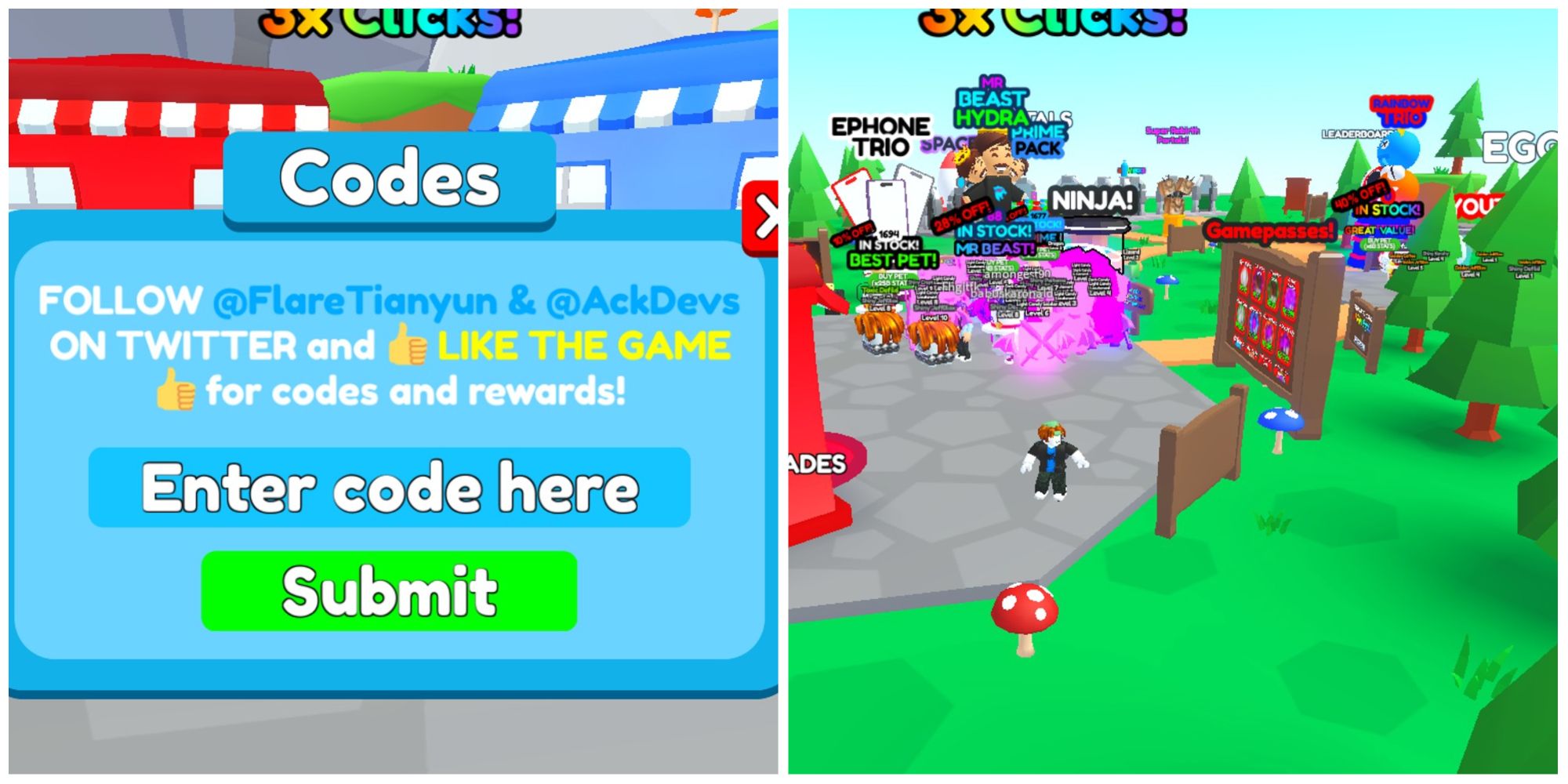 Clicker Simulator Codes (December 2023) - Roblox