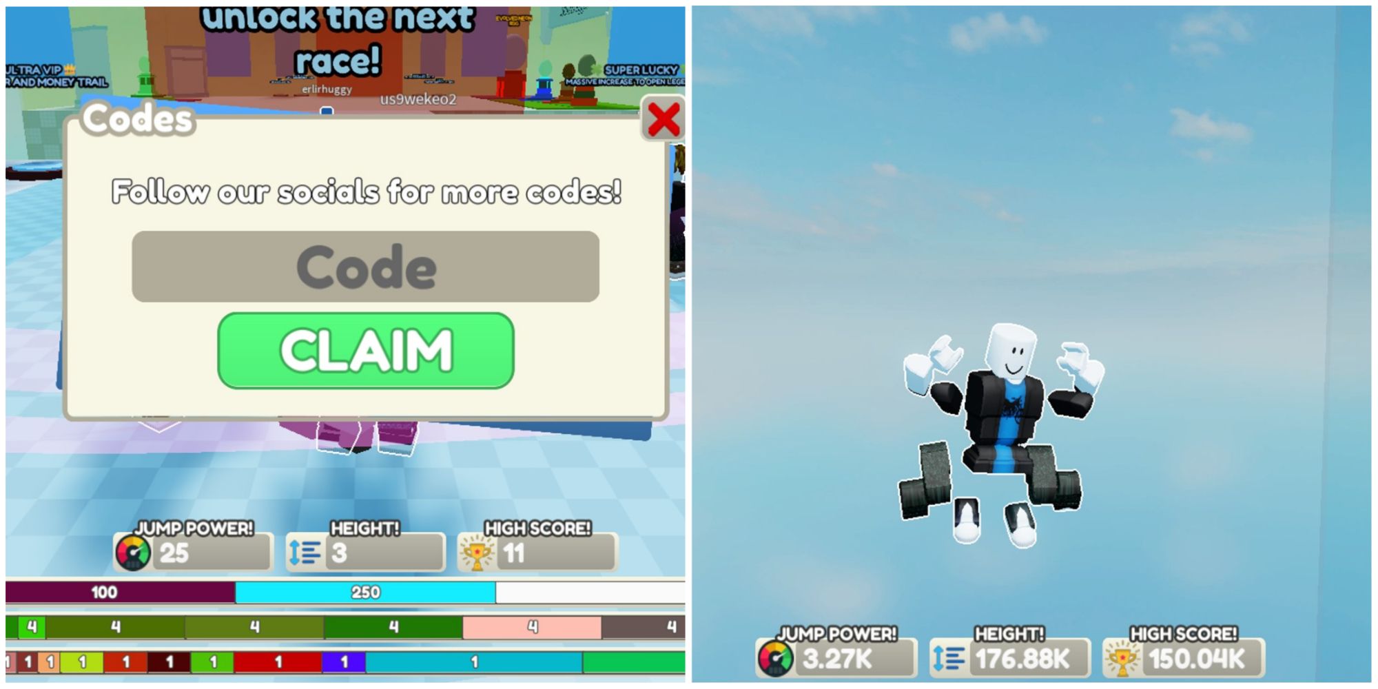 NEW* ALL WORKING CODES FOR Race Clicker IN SEPTEMBER 2023! ROBLOX Race  Clicker CODES 