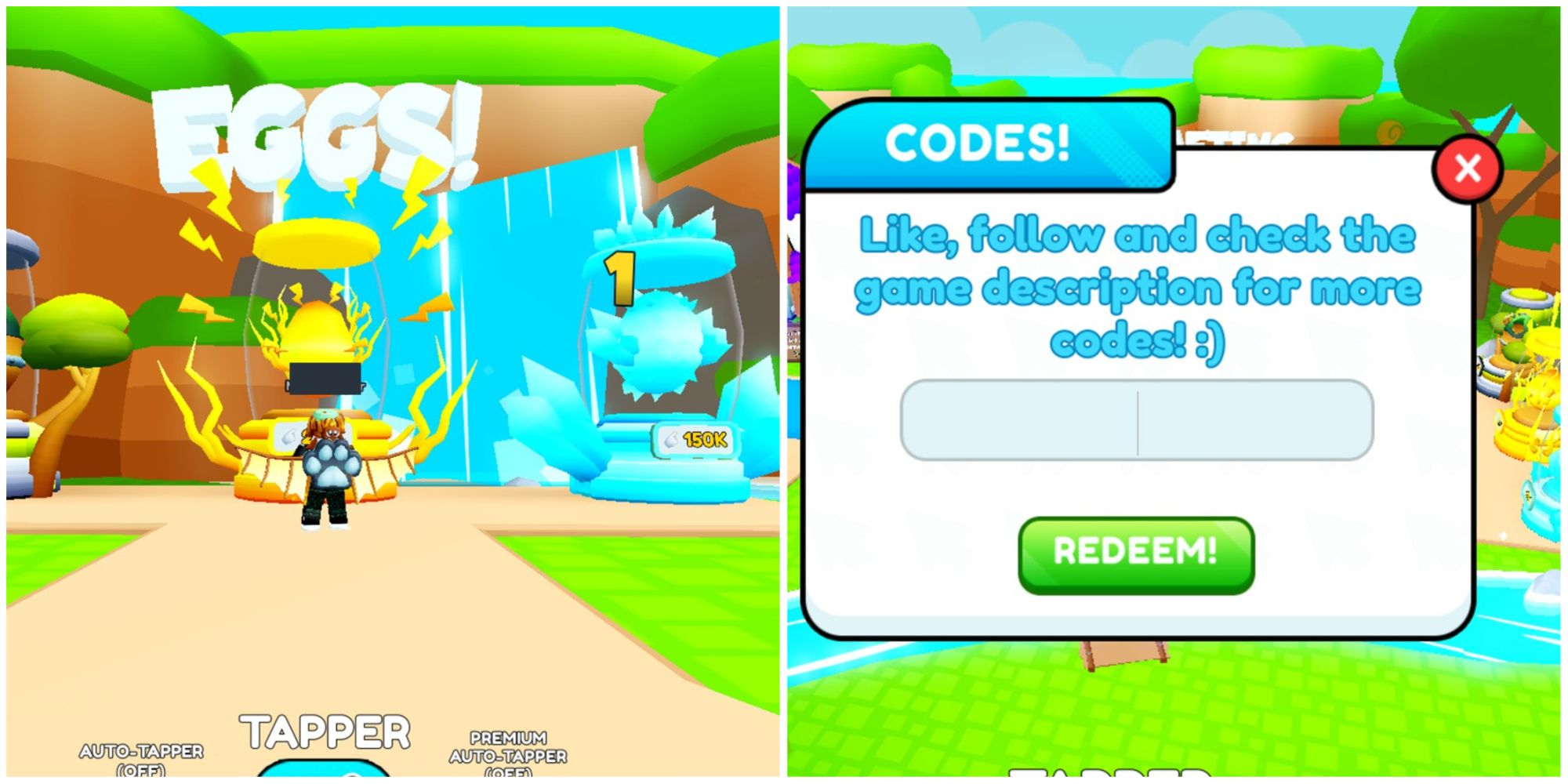 Tapping Simulator Codes And Eggs