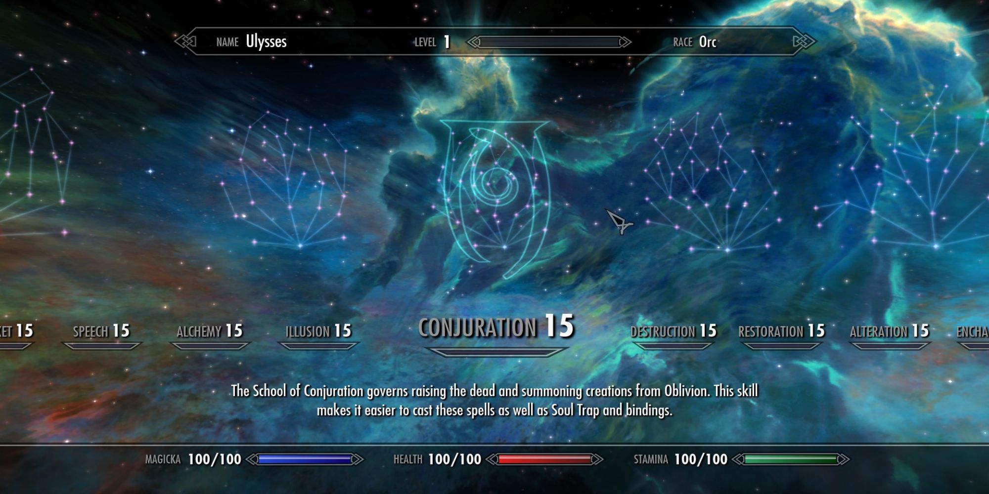 Every Magic School In The Elder Scrolls Skyrim Explained   Conjuration Skill Tree 