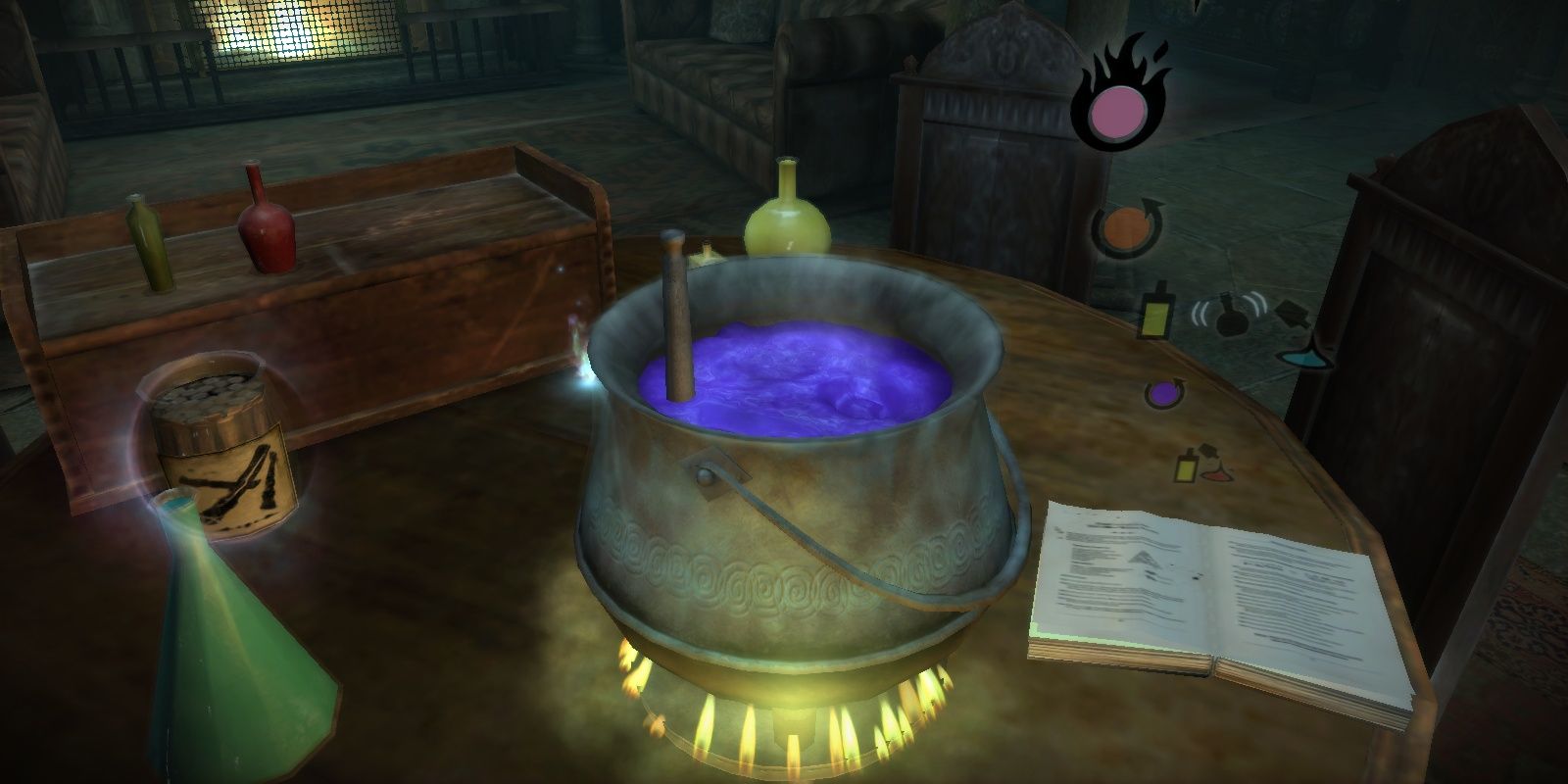 Crafting potions in Harry Potter and the Half Blood Prince