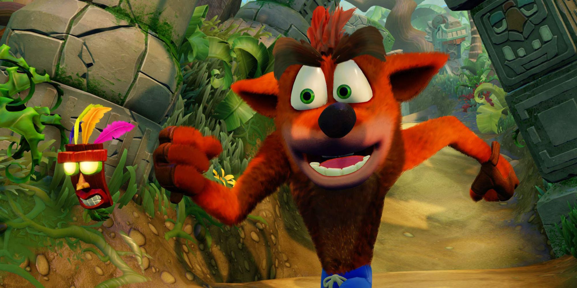 Crash Bandicoot Screenshot Of Crash Running