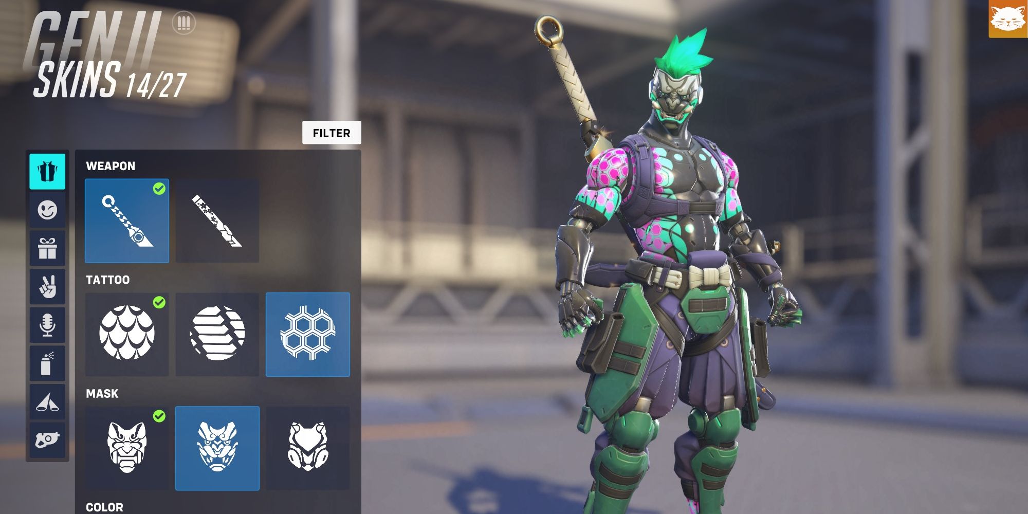 Cyber Demon Genji Skin