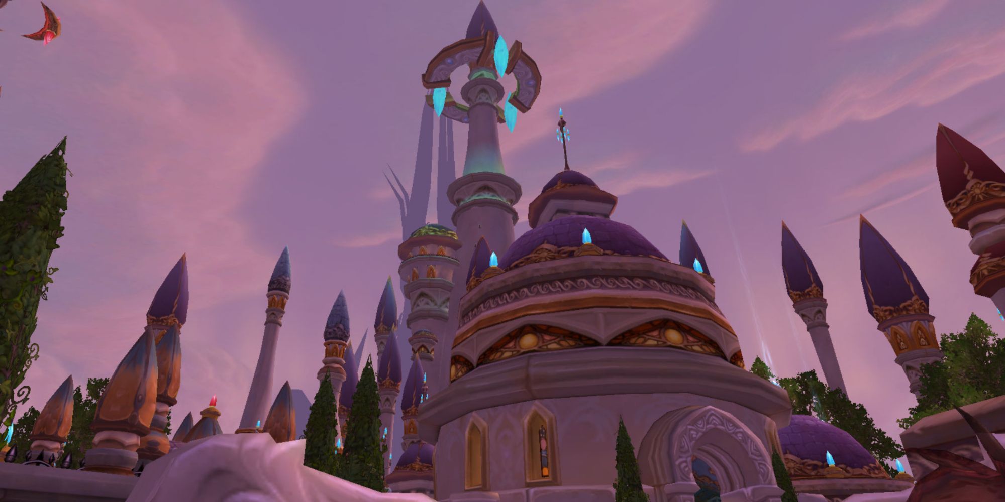 Dalaran view from krasus landing Northrend wotlk wow classic