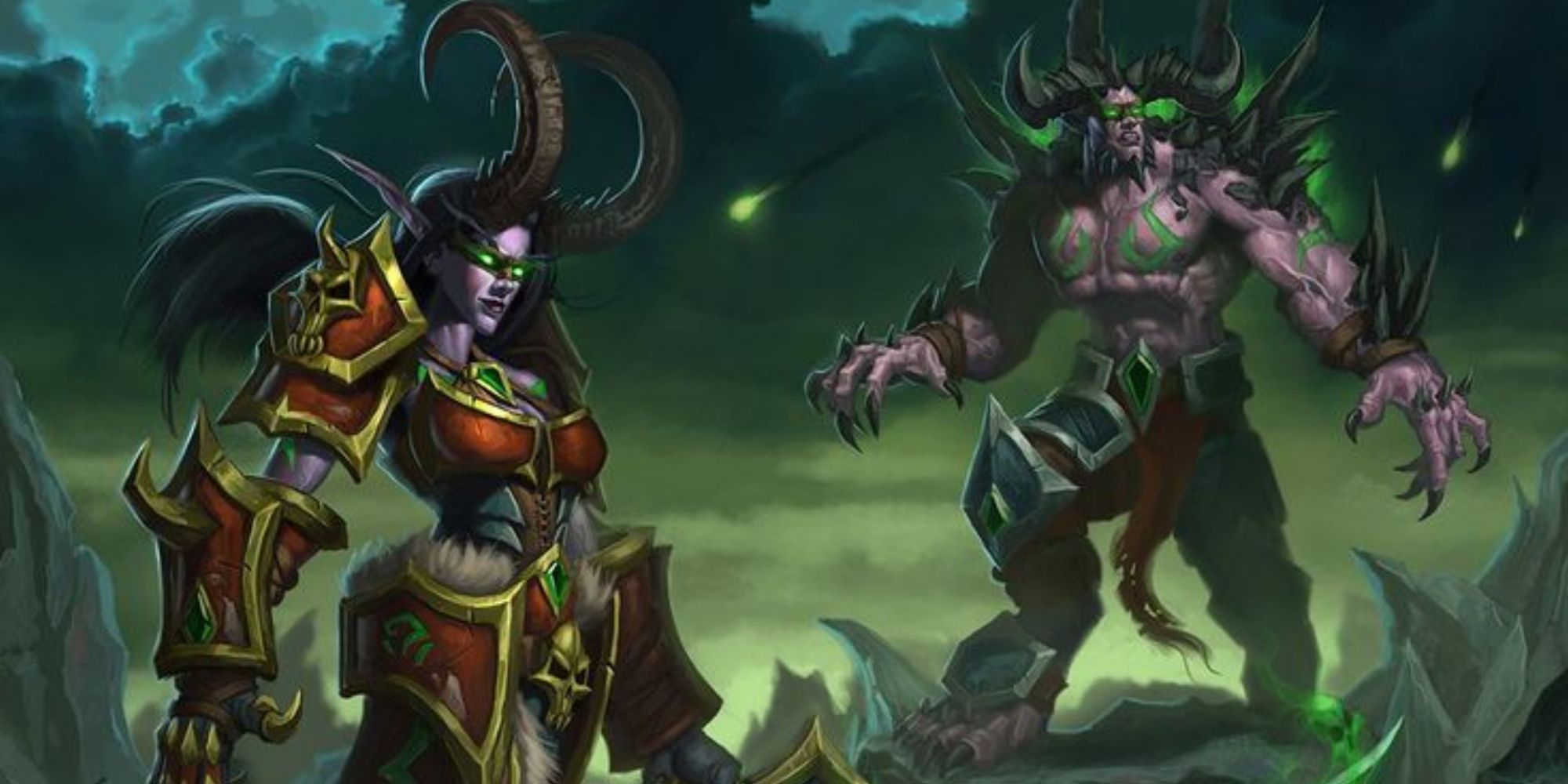 World of Warcraft Demon hunters splash art