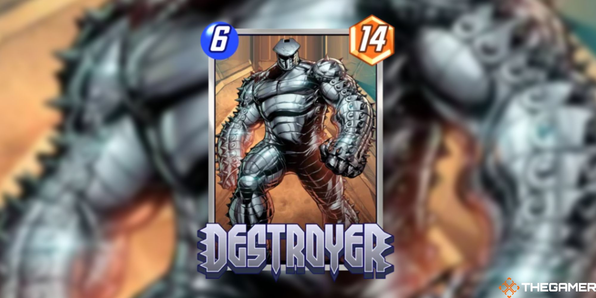 Marvel Snap - Destroyer on a blurred background