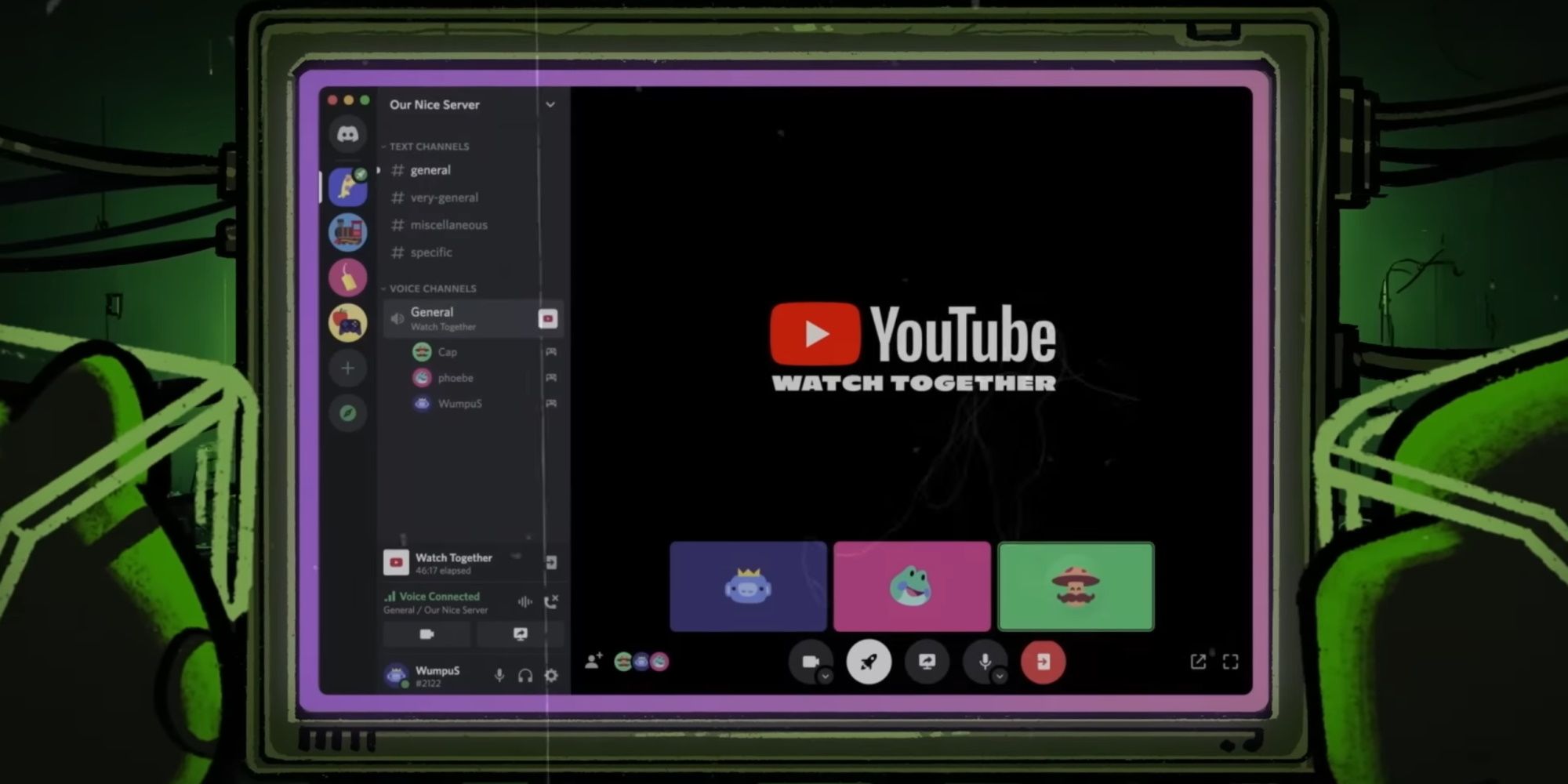 Discord bot watch youtube videos online together