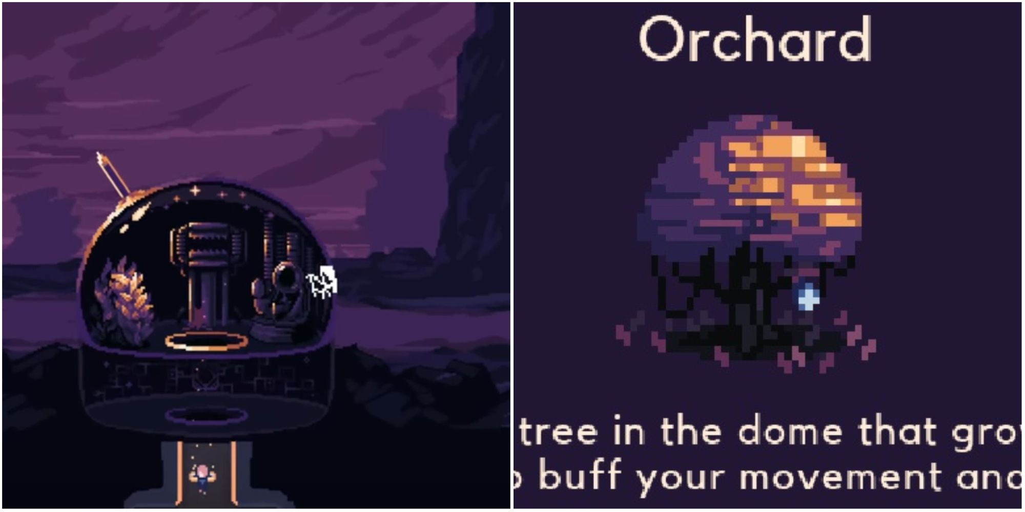 The Orchard in the Sword Dome and in the Run Start Menu
