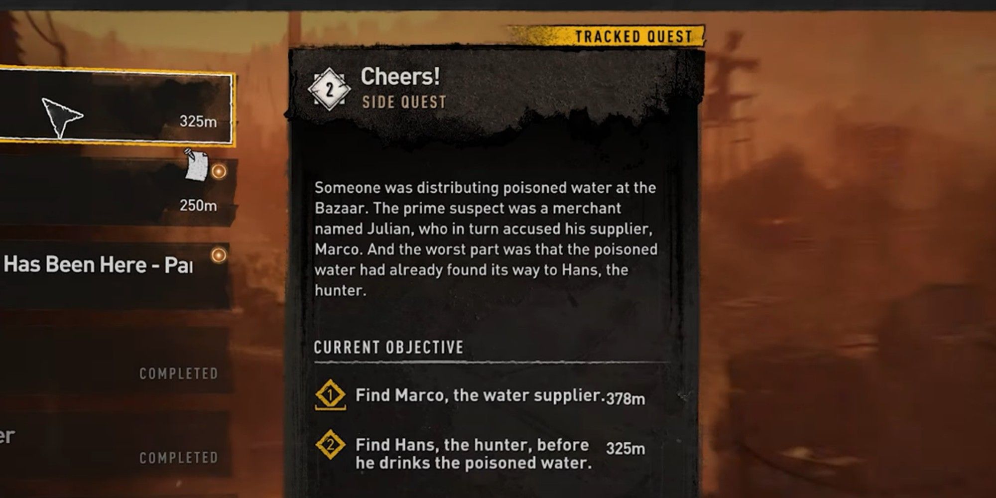 Cheers Side Quest Guide For Dying Light 2