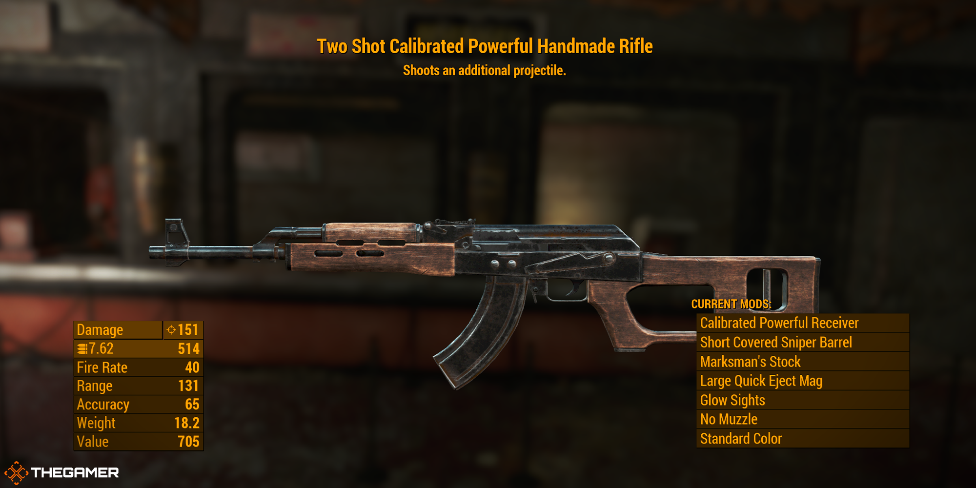 Fallout 76 - Handmade Rifle