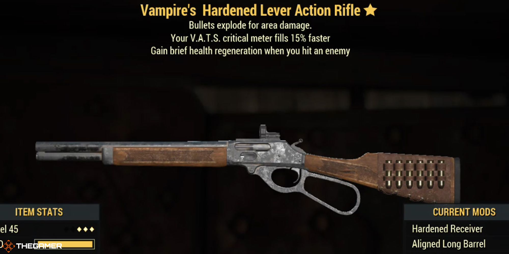 Fallout 76 - Lever Action Rifle