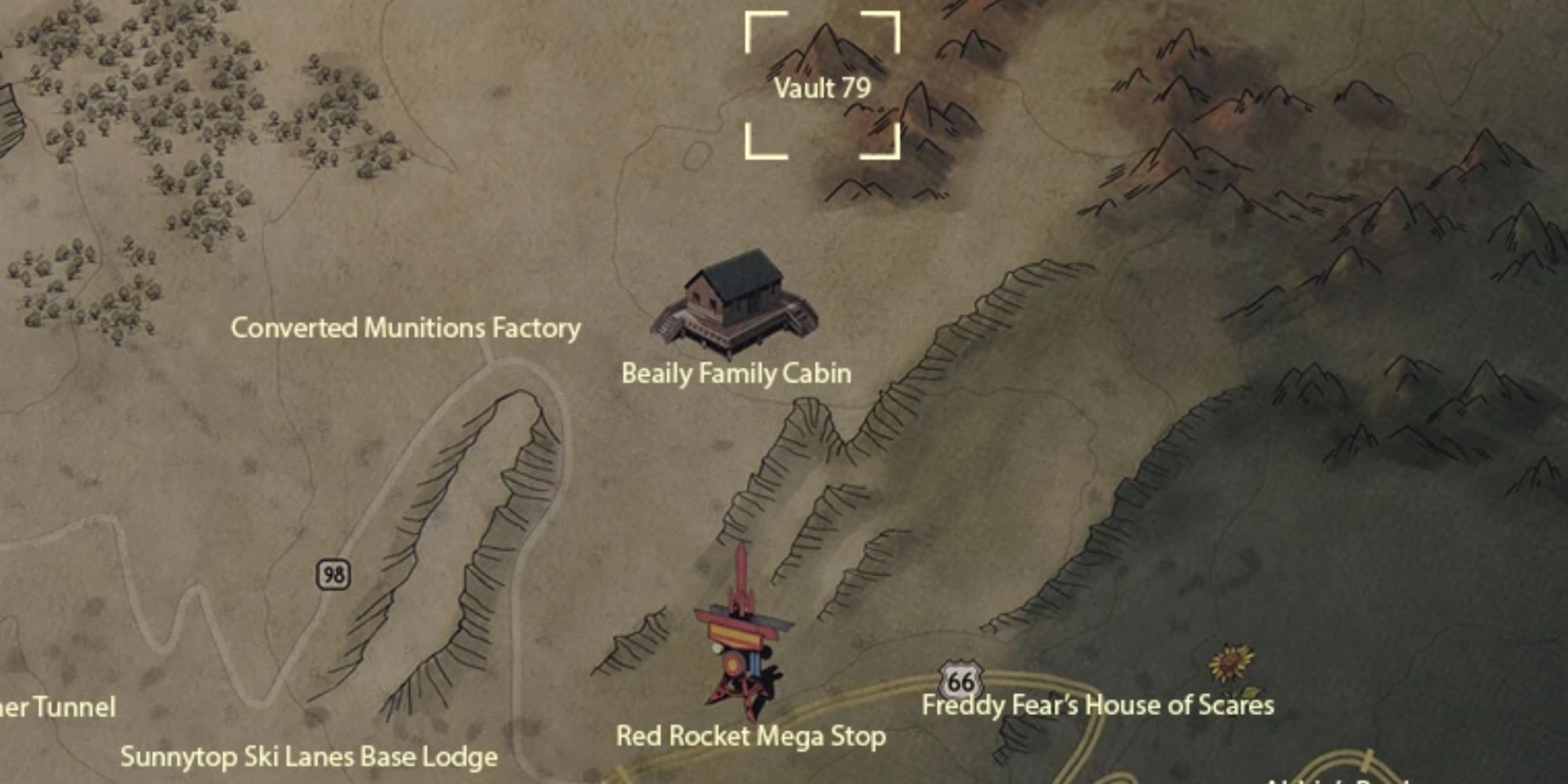Fallout 76 Vault 79 On The Map