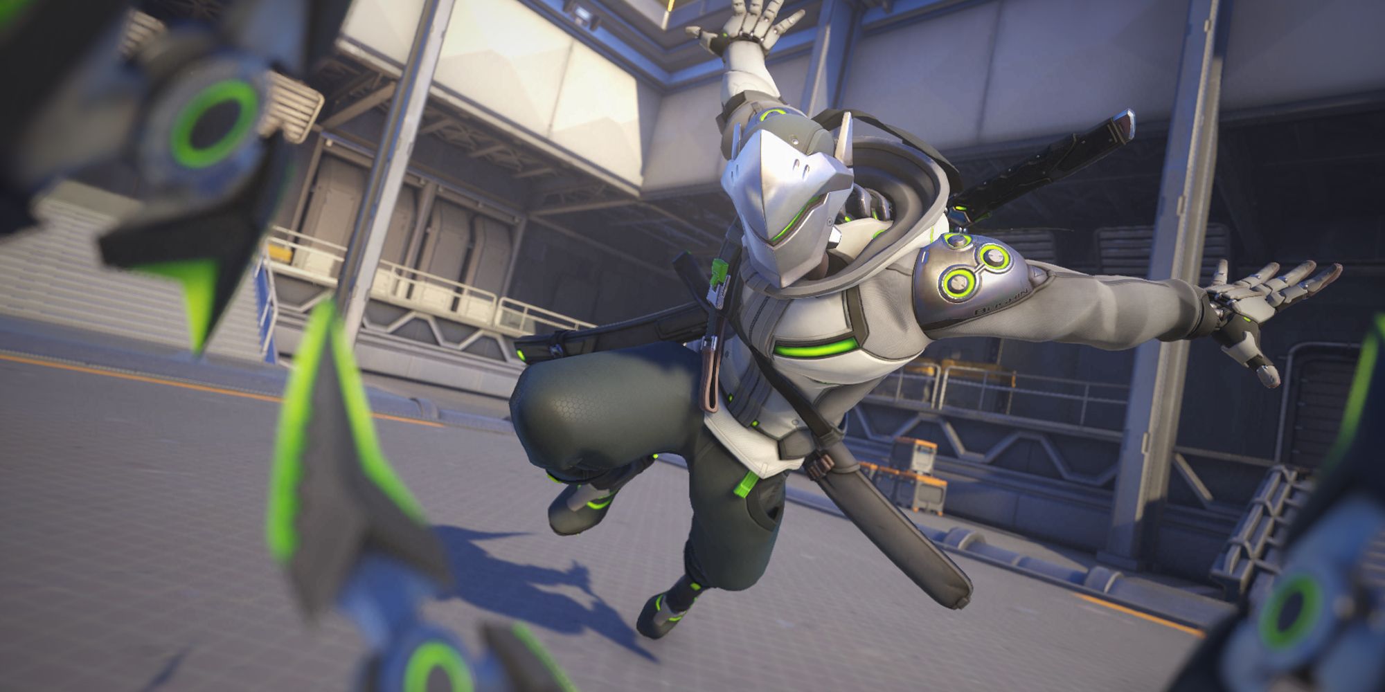 Genji Highlight Intro action pose in Overwatch 2