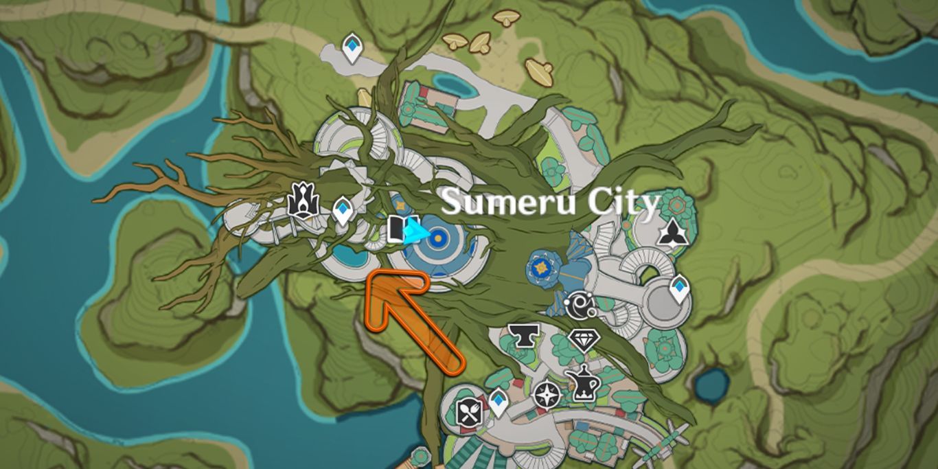 Genshin Impact Map Of Sumeru City