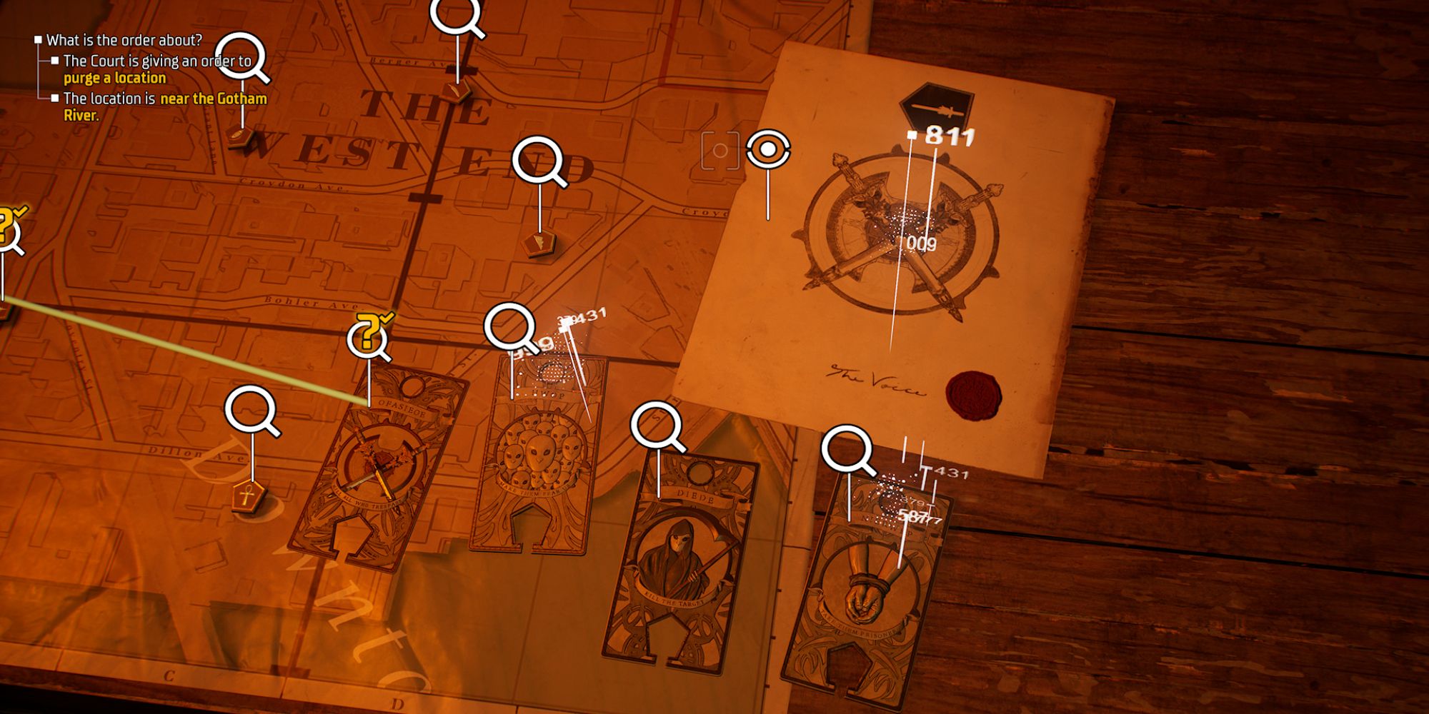 Gotham Knights Screenshot Of Owl Nest Map Puzzle