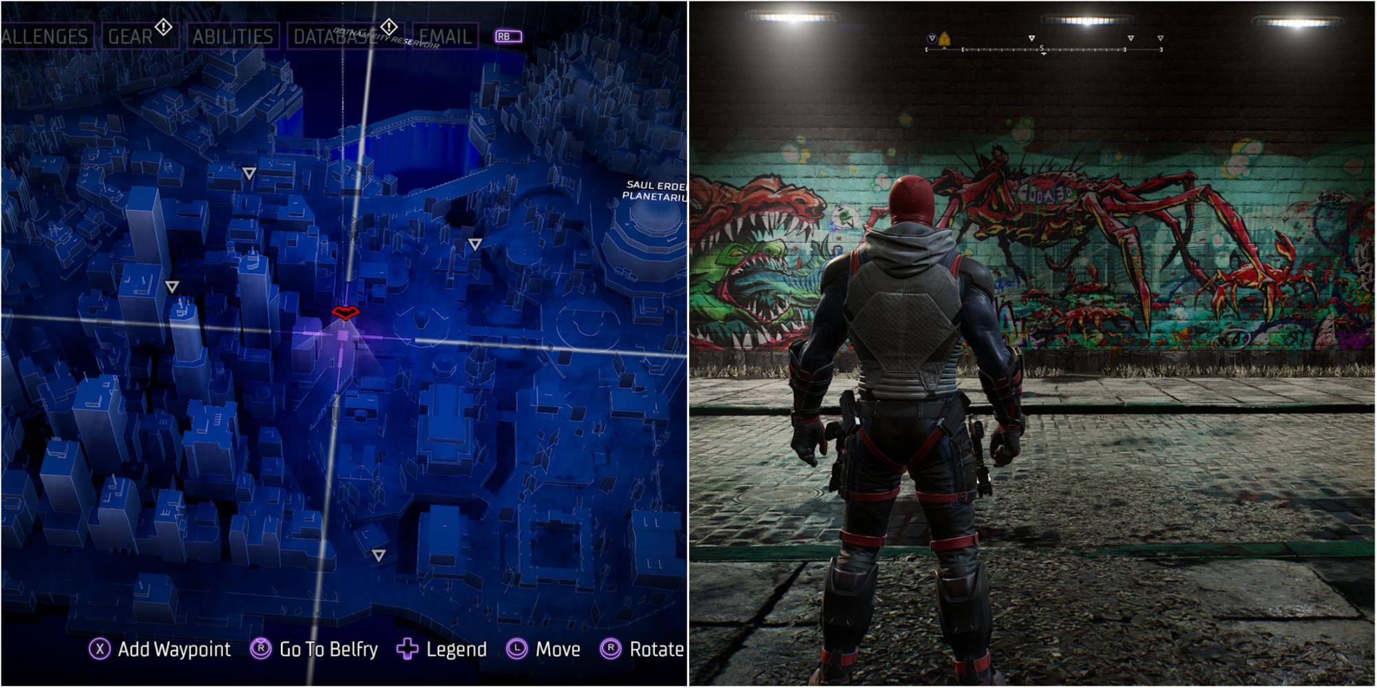 Gotham Knights The March Of Crabs Location Split Image