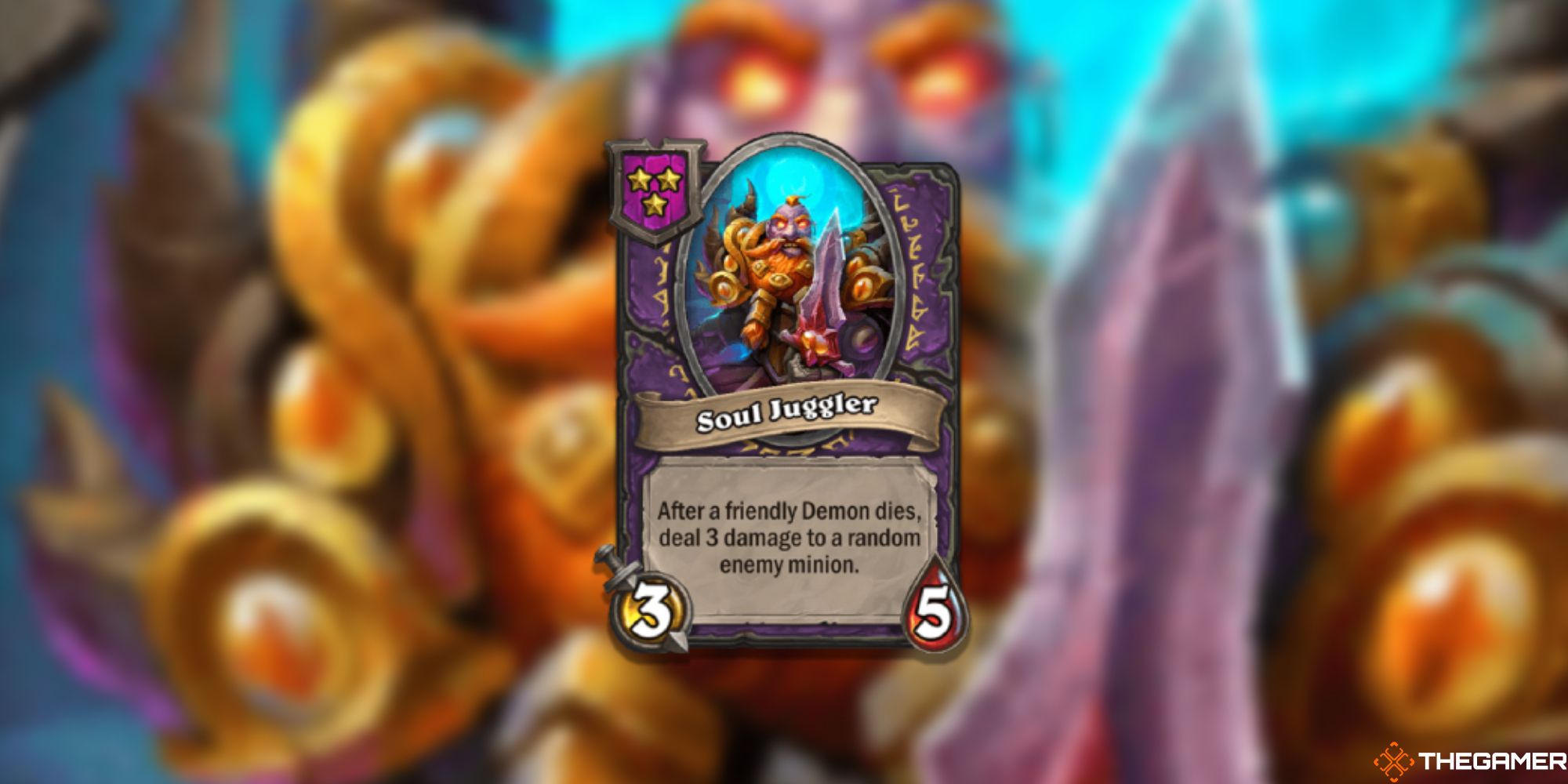 Hearthstone Battlegrounds Soul Juggler card