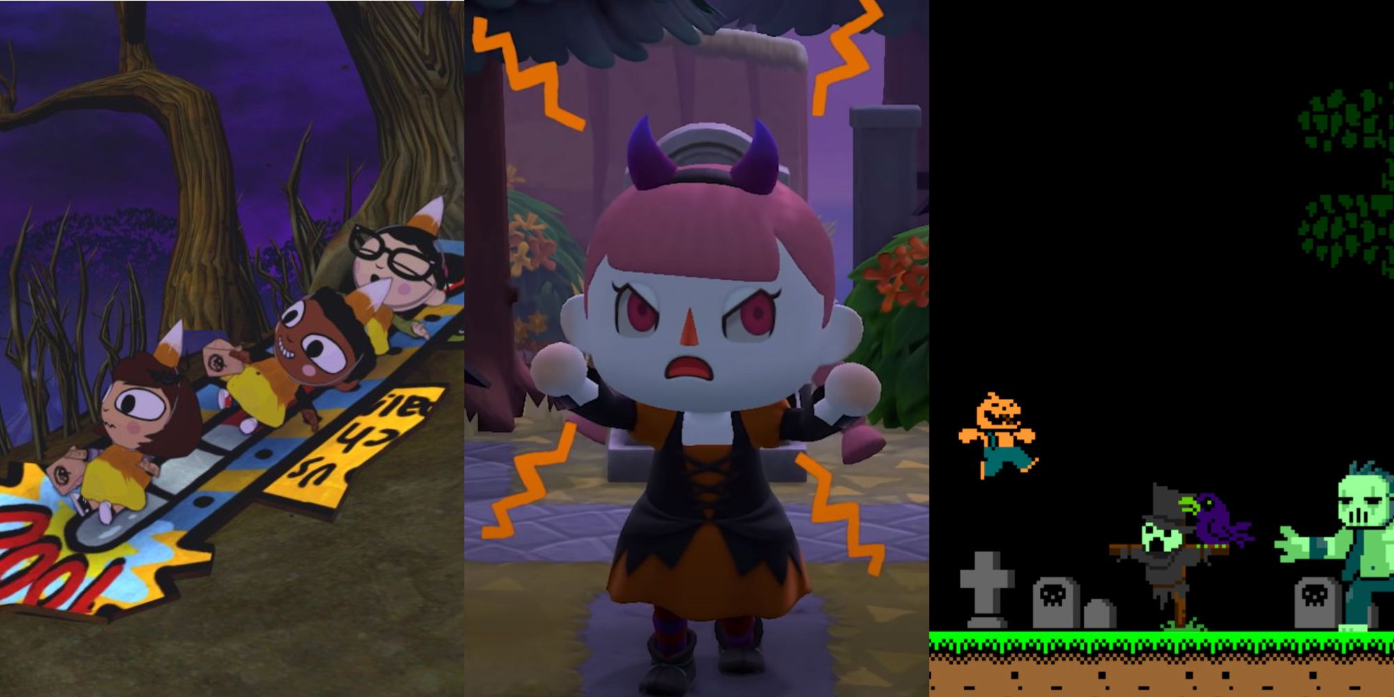 Halloween Games for Kids Featured Costume Quest Animal Crossing Halloween Forever