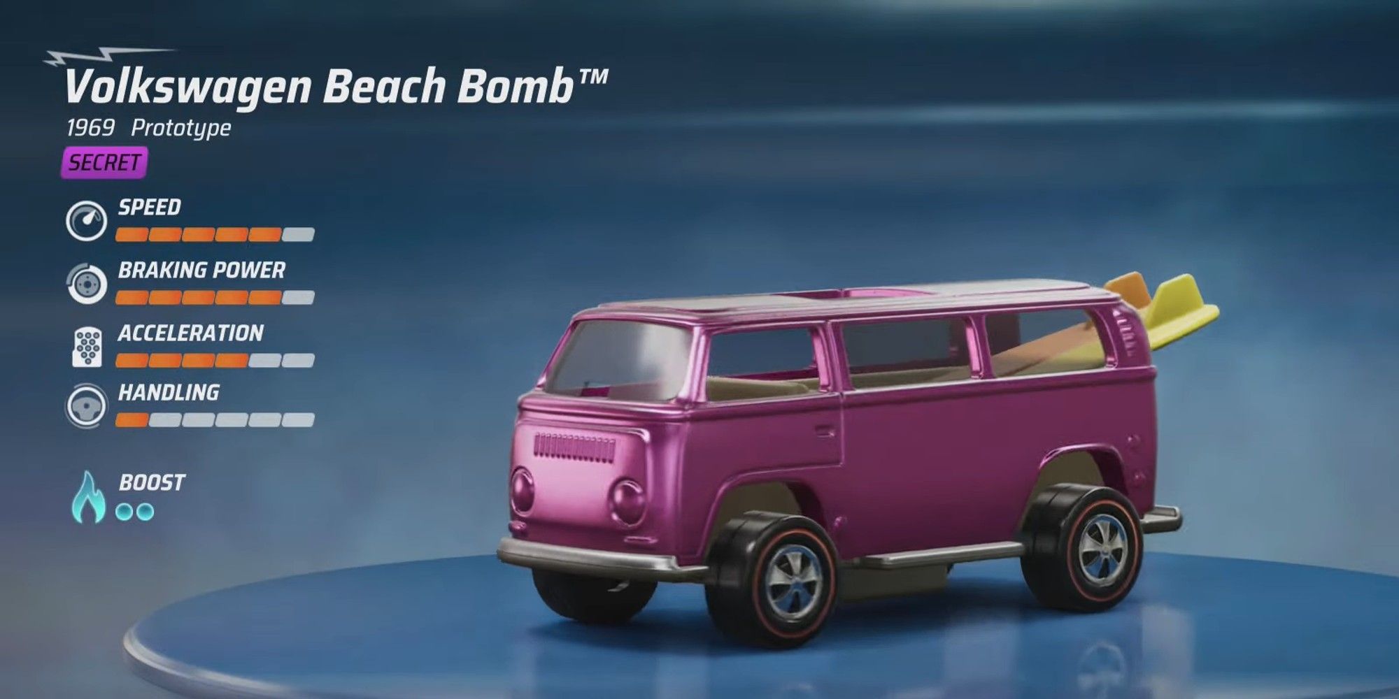 Hot Wheels Unleashed Volkswagen Beach Bomb Secret Car
