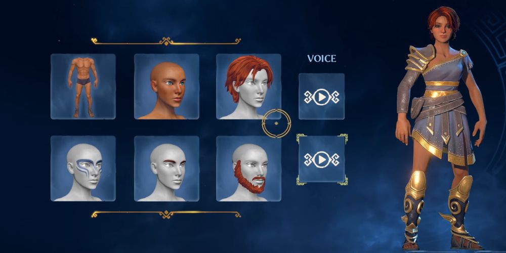 Immortals Fenyx Rising Screenshot Of Character Creator
