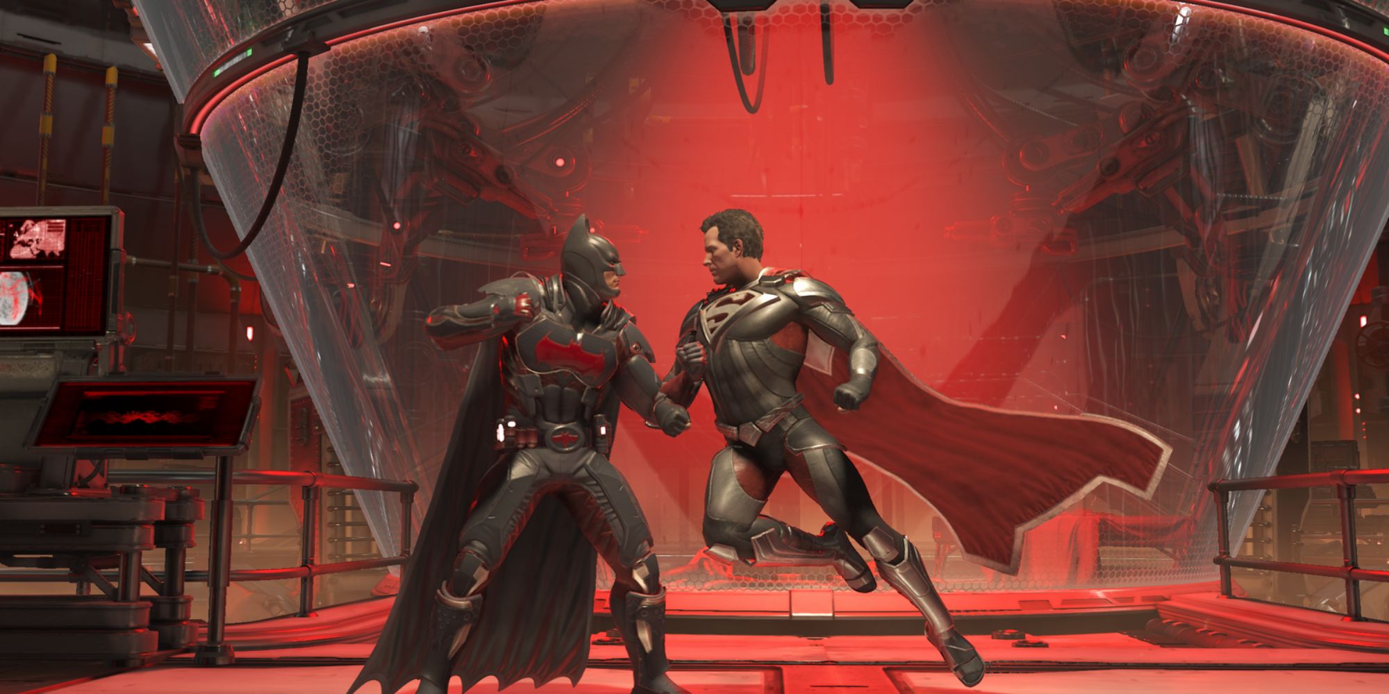 Injustice 2 Screenshot Of Red Sun Prison Batman Vs Superman
