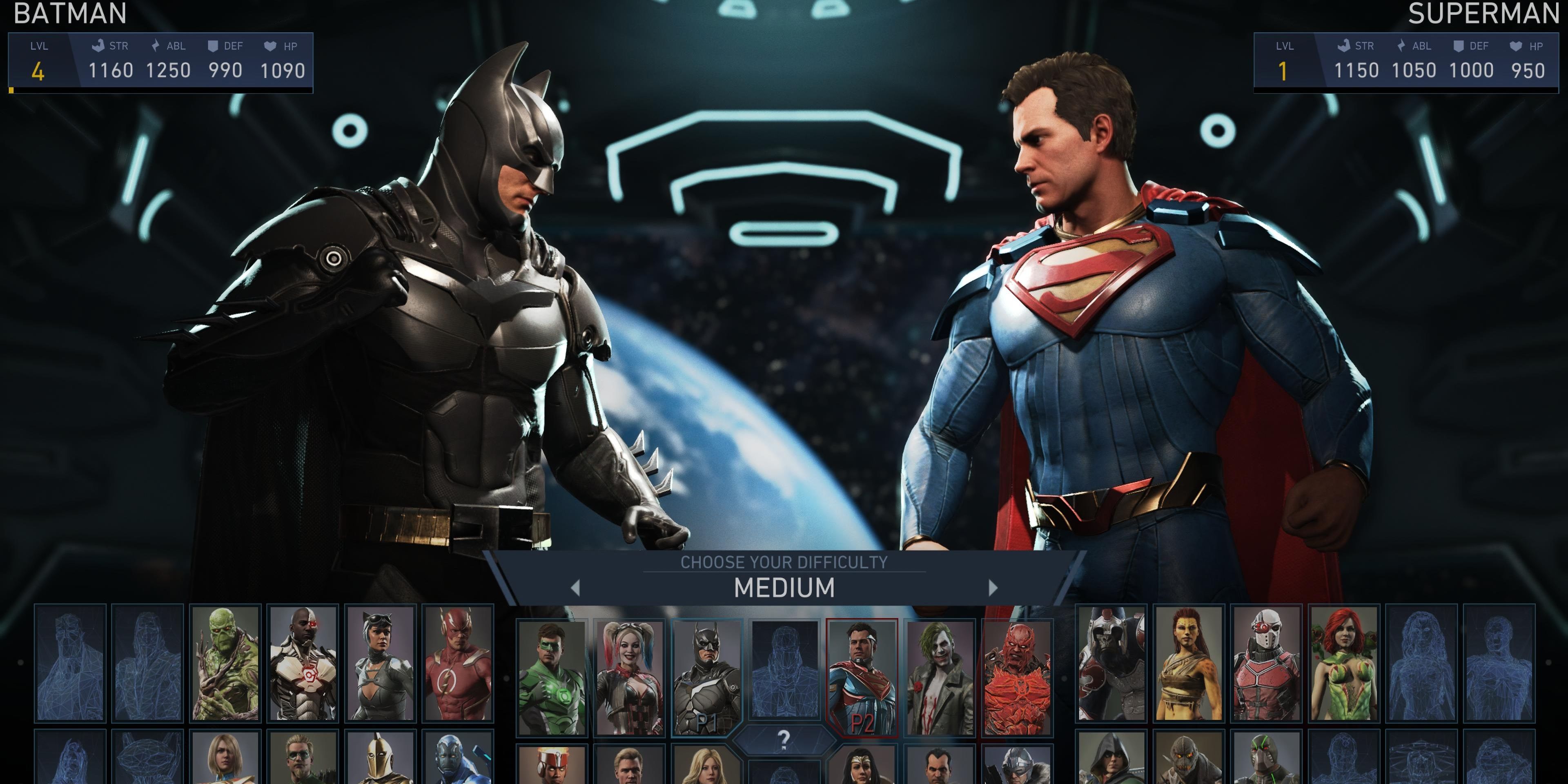 injustice 2 character selection screen