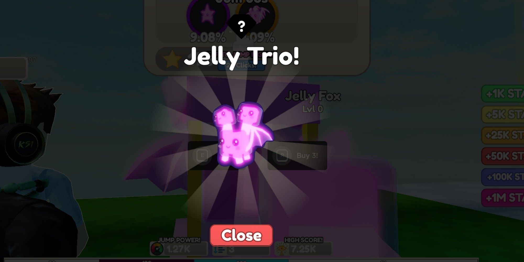 Jelly Trio Pet In Jump Clicker