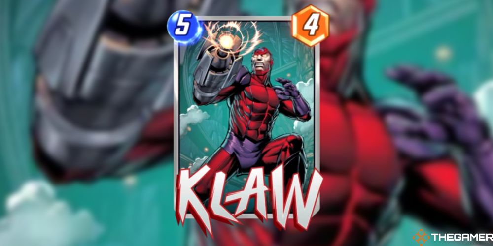 Marvel Snap Klaw Card