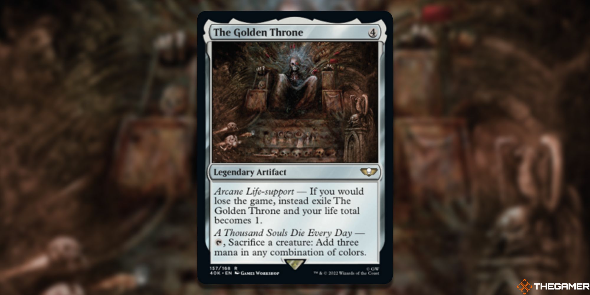 Magic The Gathering The Most Valuable Cards From The Warhammer 40,000 Commander Decks The Golden Throne