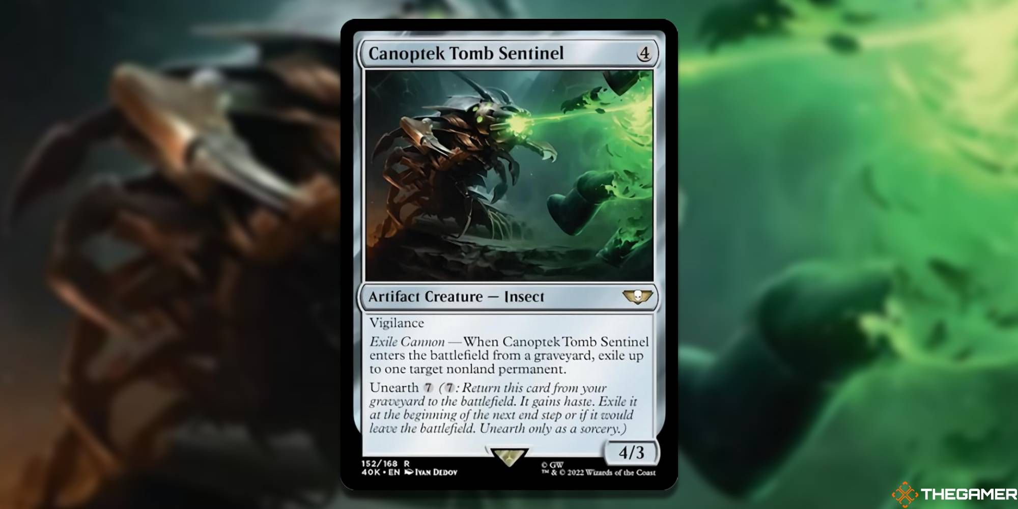 Magic The Gathering Warhammer 40000 Top Artifacts Canoptek Tomb Sentinel