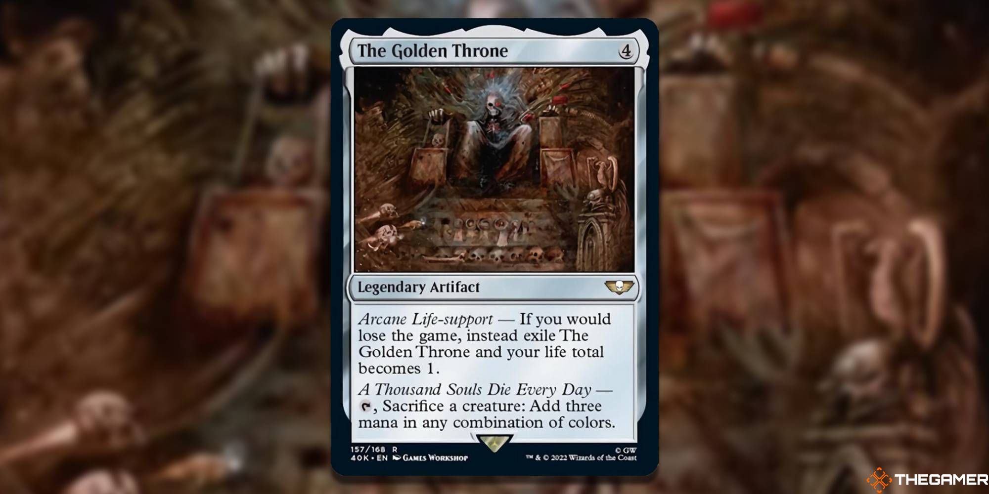 Magic The Gathering Warhammer 40000 Top Artifacts The Golden Throne