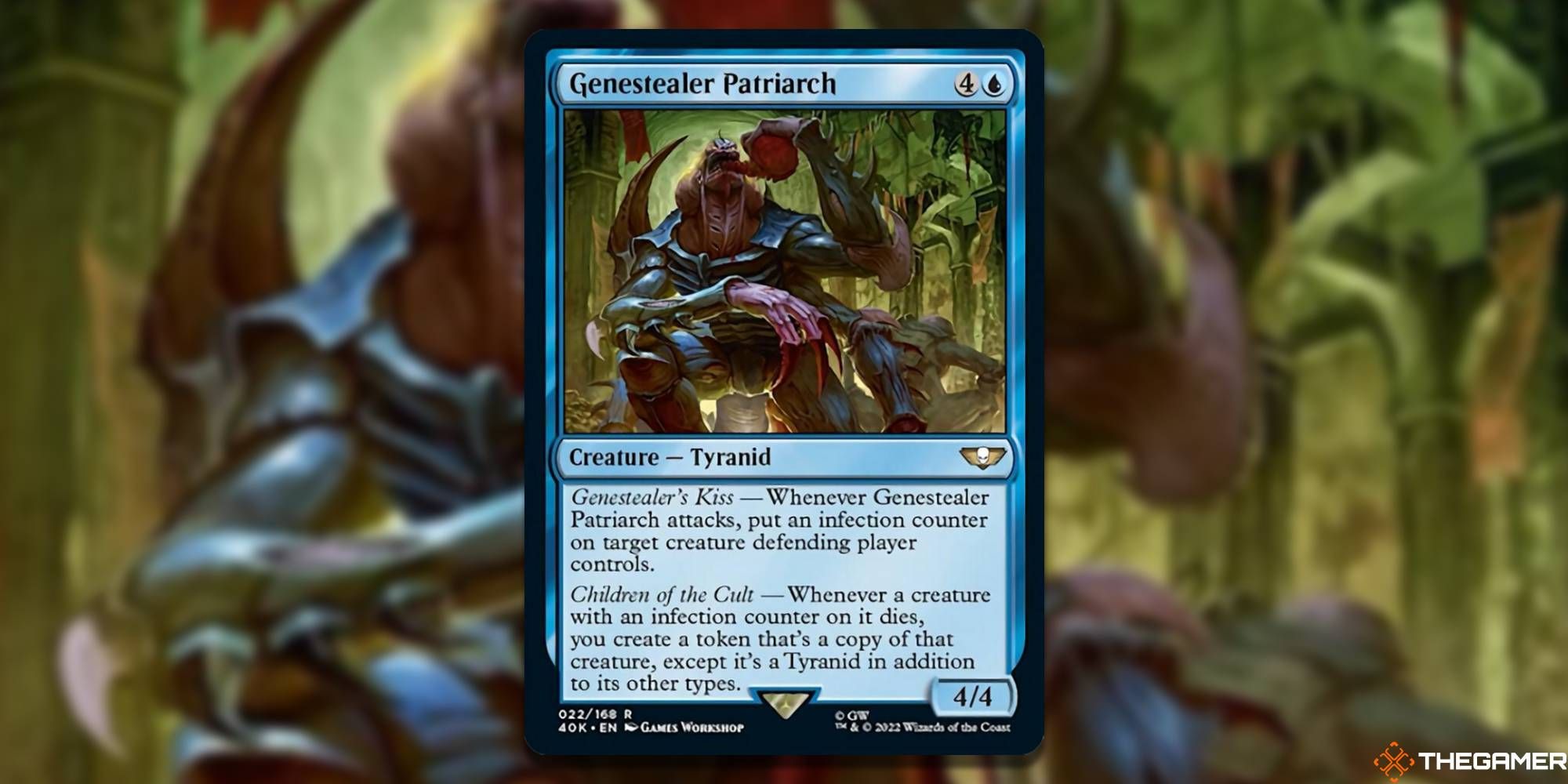 Magic the Gathering Warhammer 40000 Best Blue Cards Genestealer Patriarch