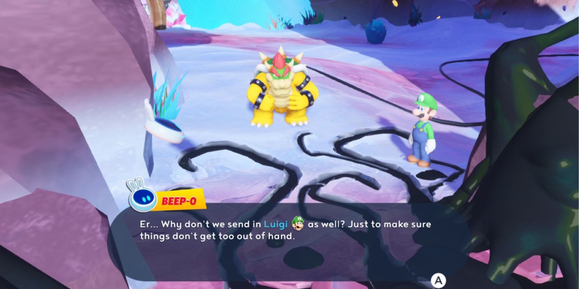 Mario Rabbids Sparks of Hope Bowser and Luigi Team Up